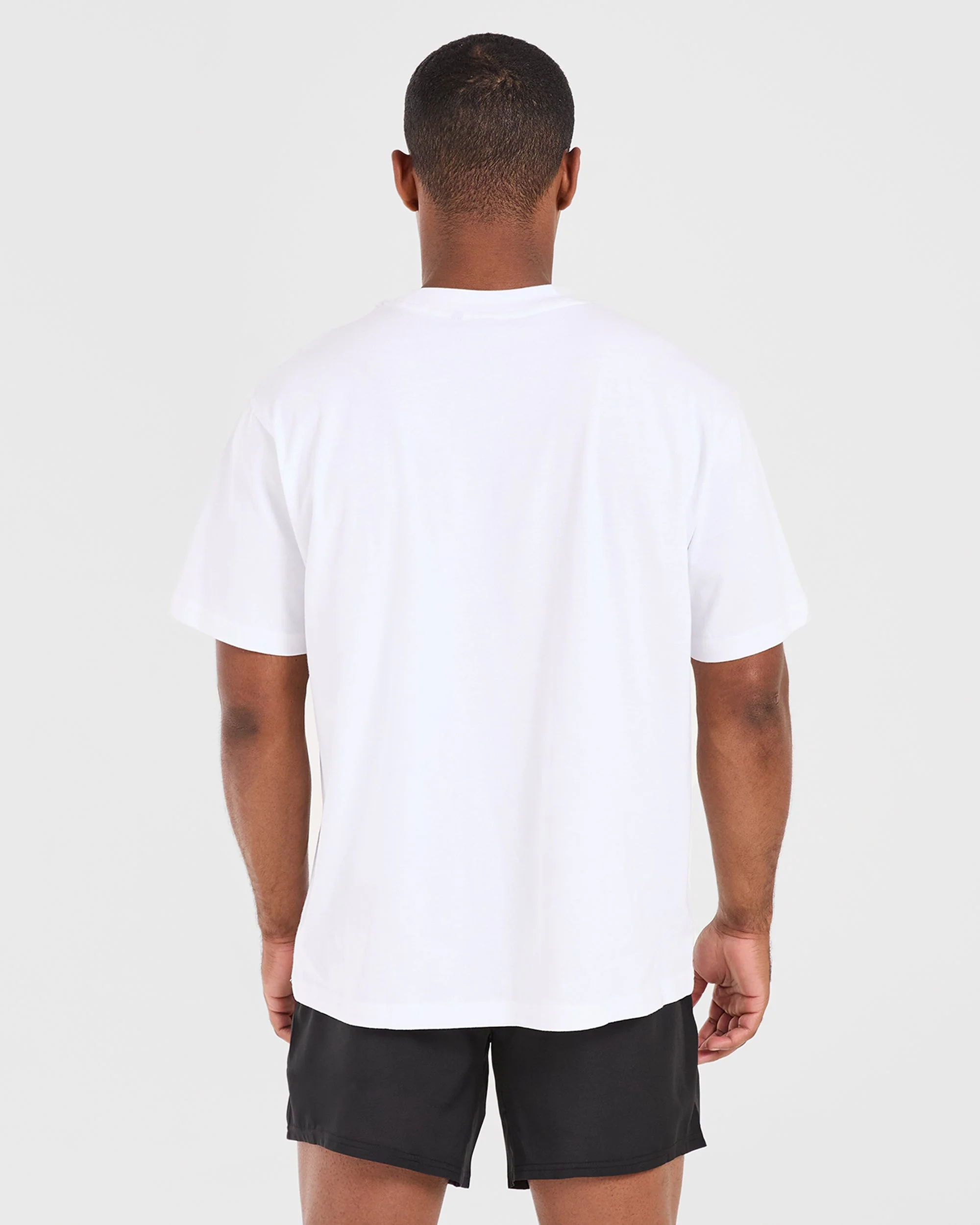 Academy Oversized T Shirt - Wit - Image 2