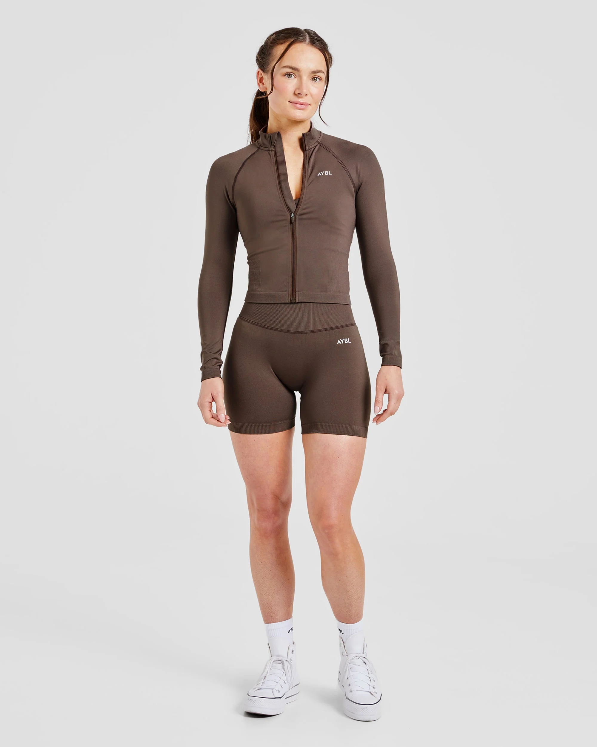 Adapt Seamless Jacket - Bruin - Image 3