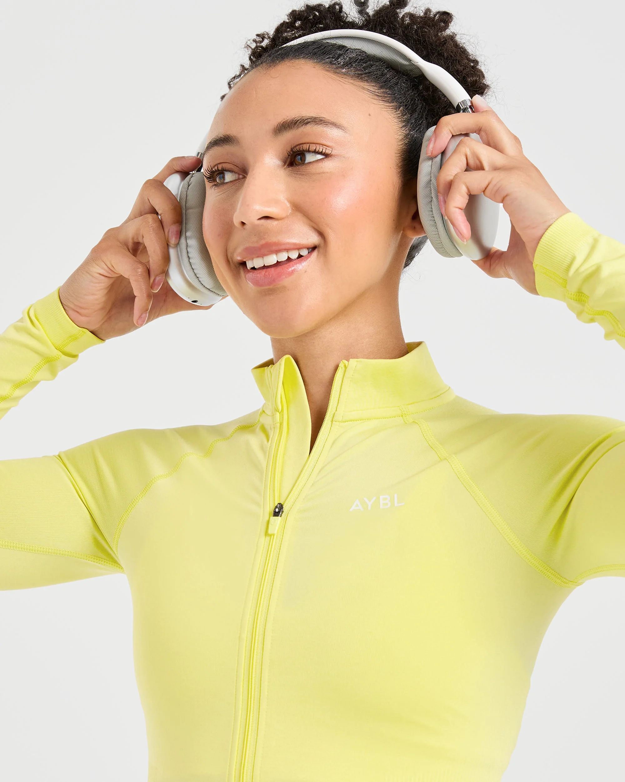 Adapt Seamless Jacket - Spring Geel - Image 7