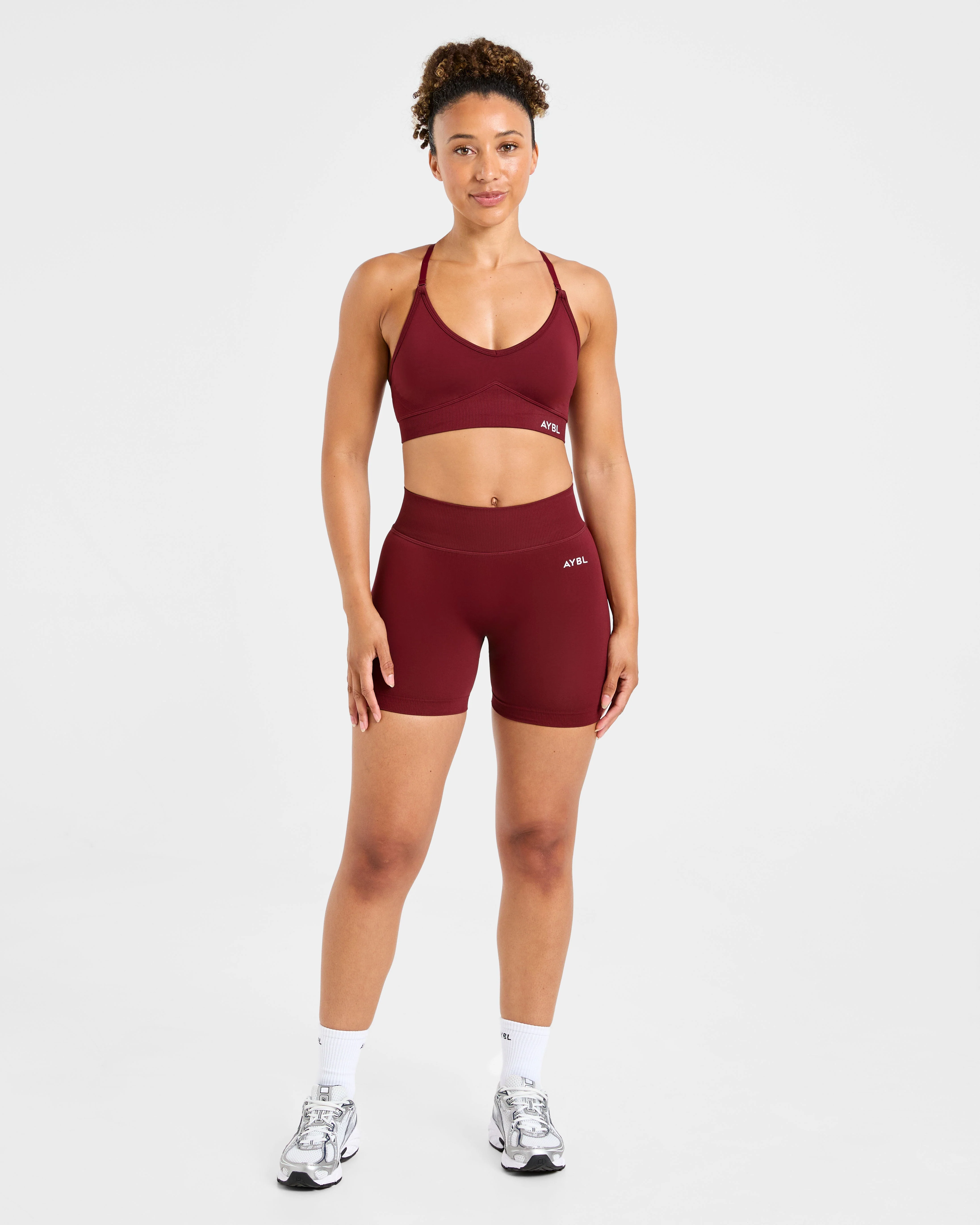 Adapt Seamless Shorts | 4.5" - Autumn Rood - Image 3