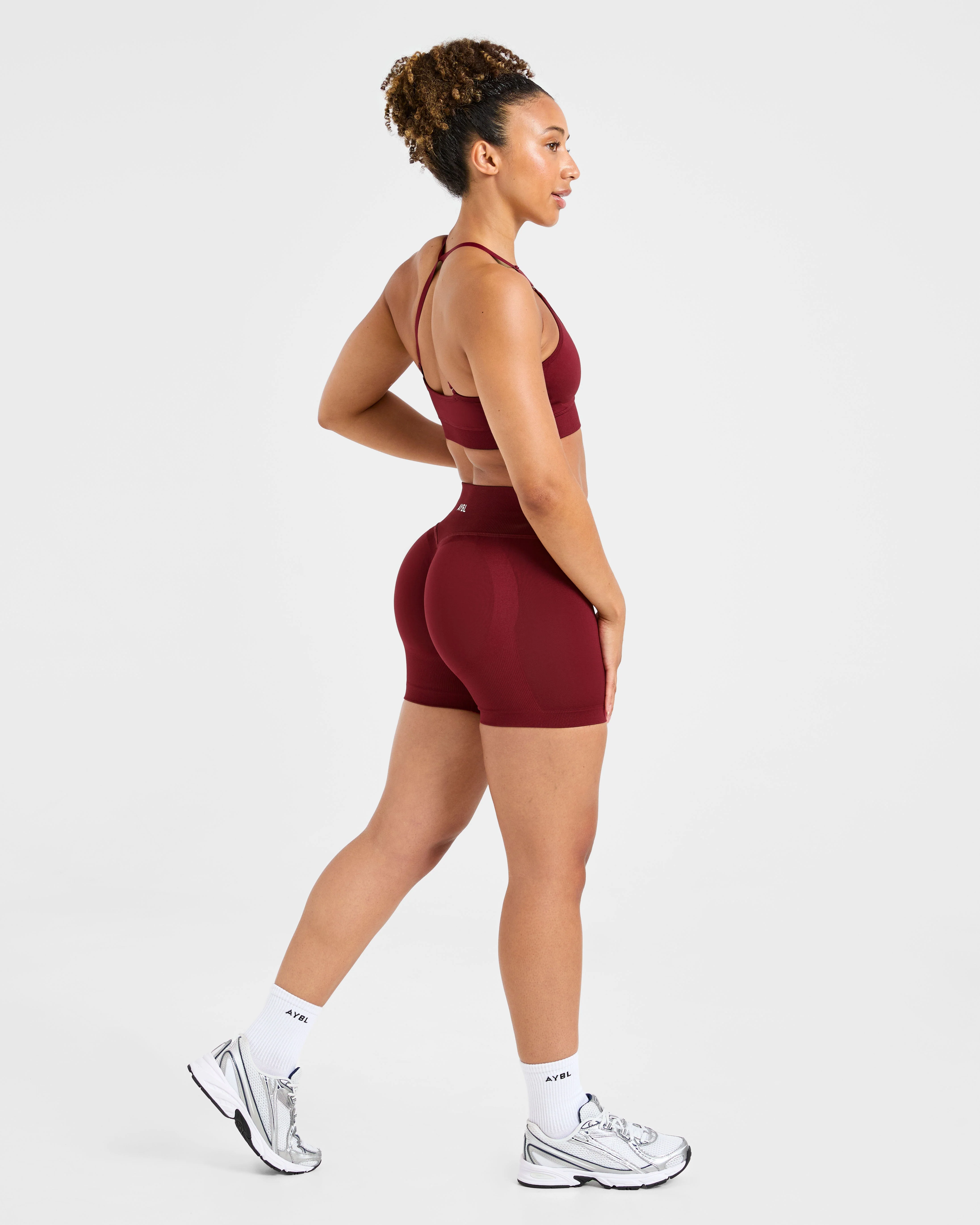 Adapt Seamless Shorts | 4.5" - Autumn Rood - Image 4