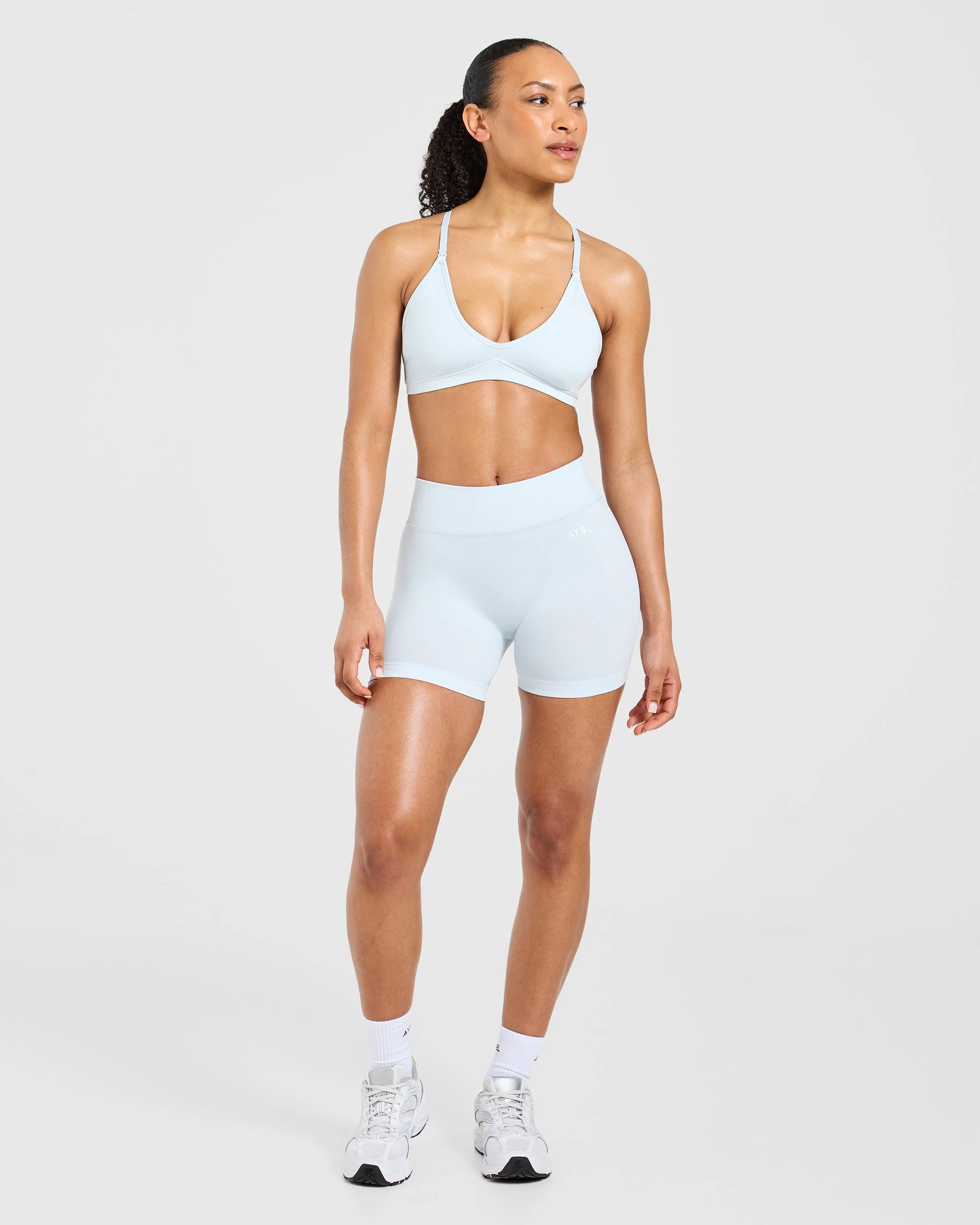 Adapt Seamless Shorts | 4.5" - Iced Blauw - Image 3