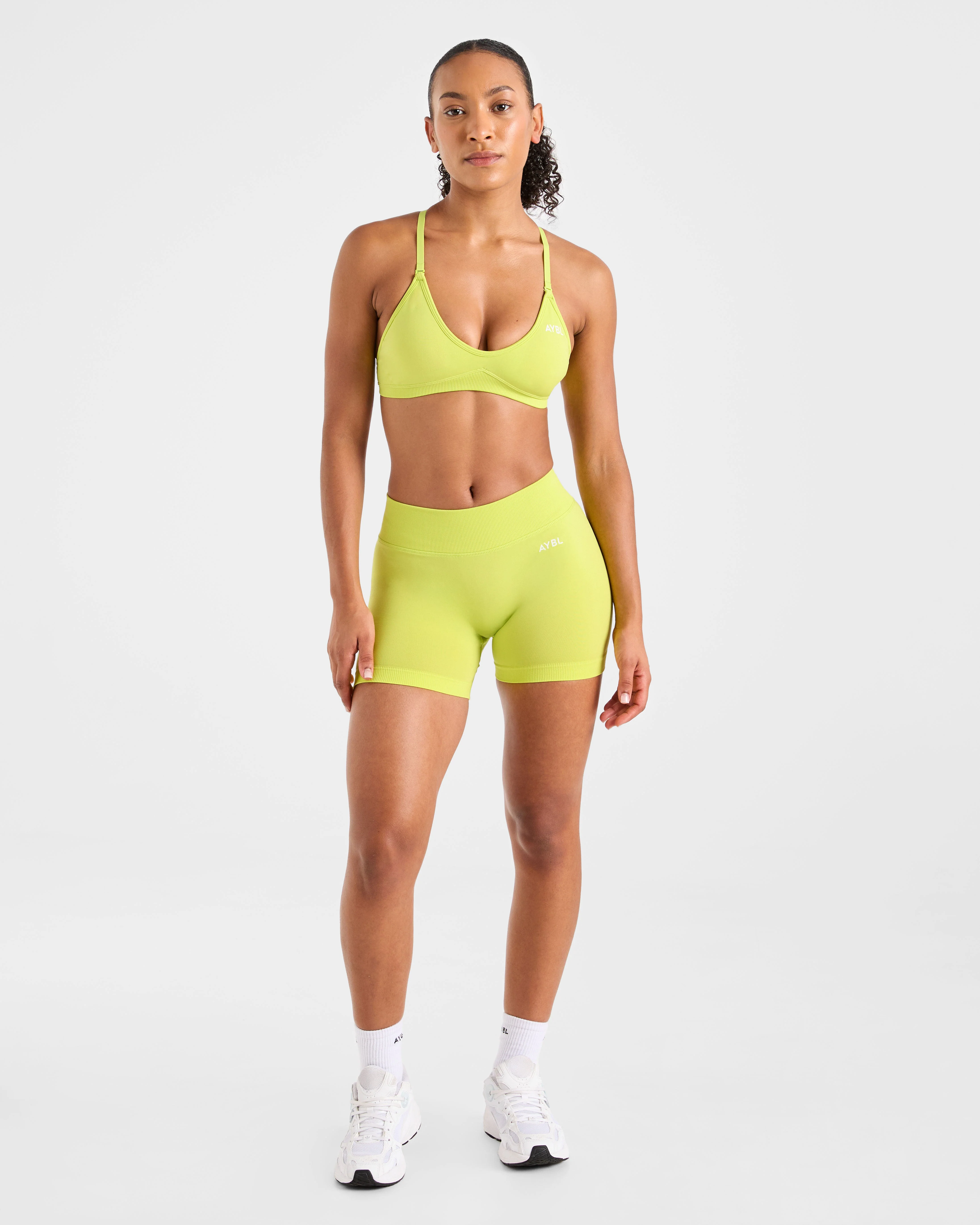 Adapt Seamless Shorts | 4.5" - Lime Groen - Image 3