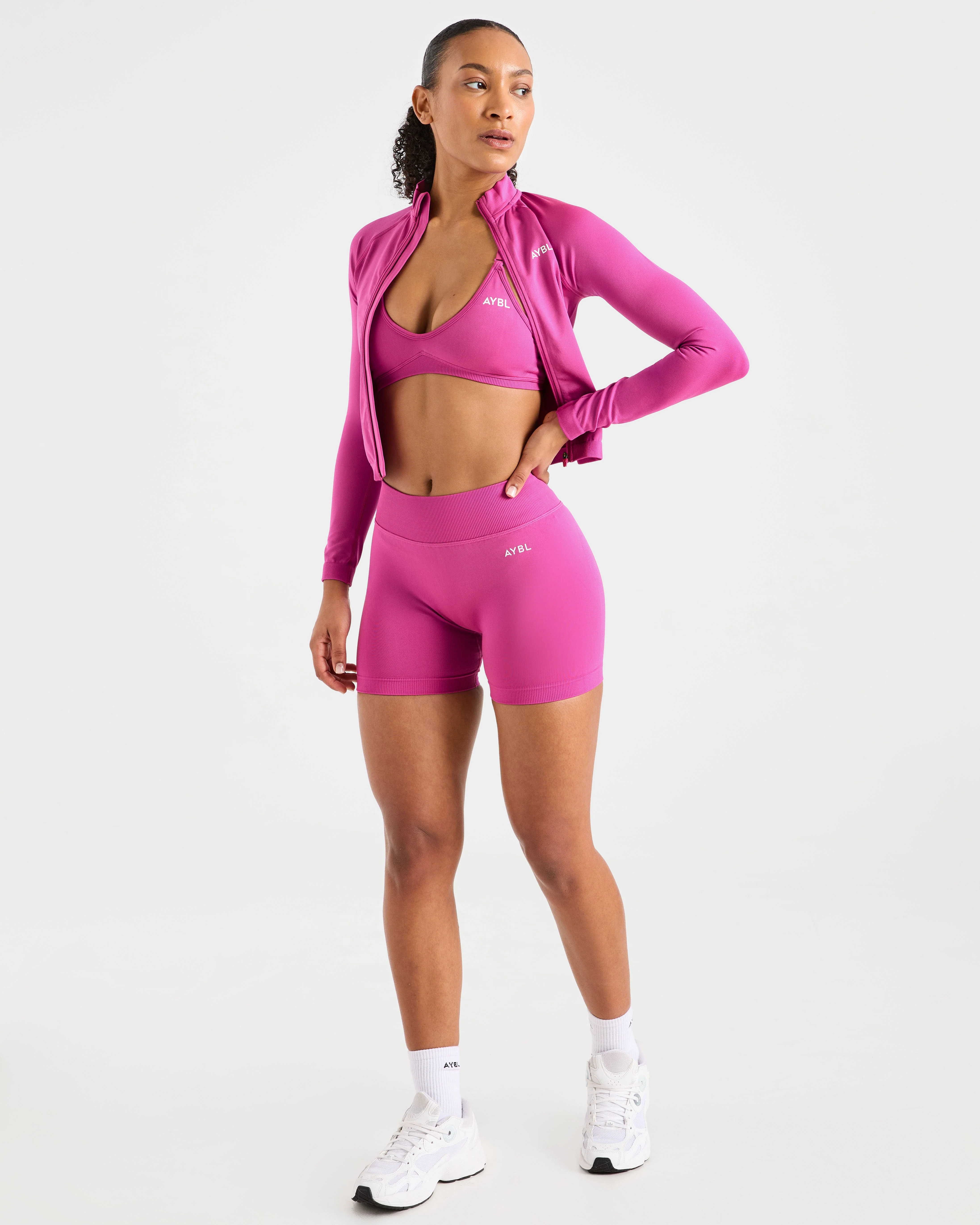 Adapt Seamless Shorts | 4.5" - Roze - Image 7