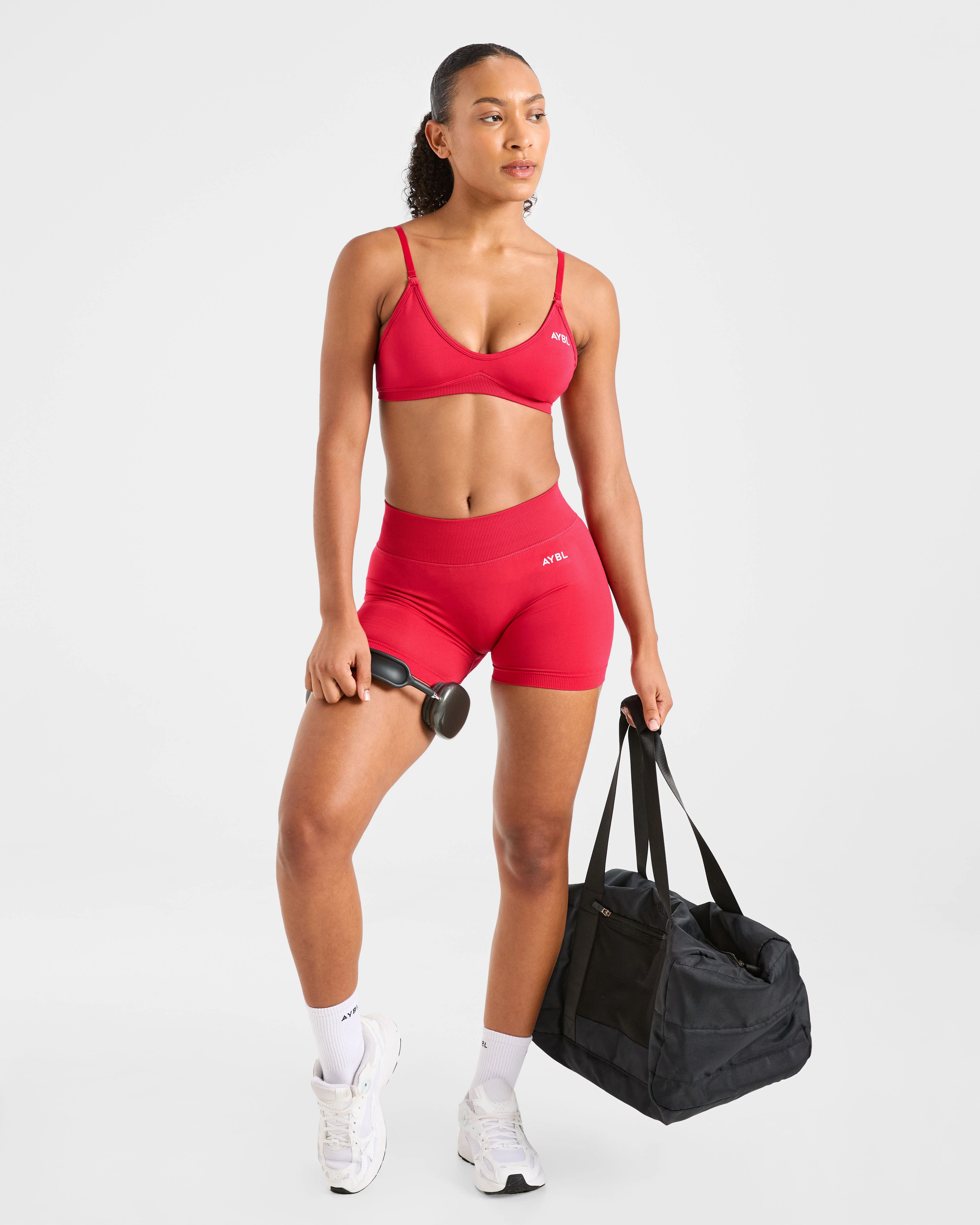 Adapt Seamless Shorts | 4.5" - Salsa Rood - Image 8