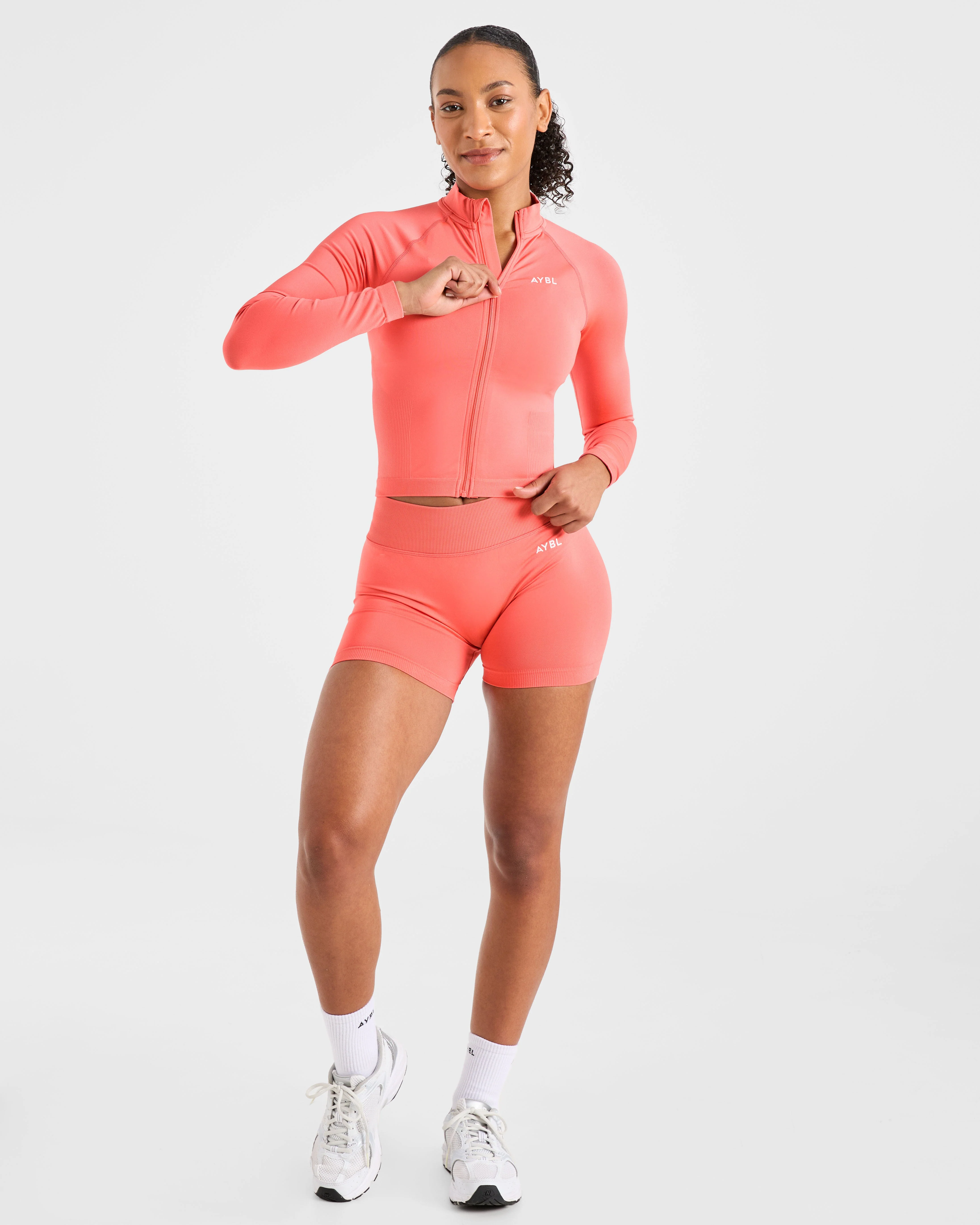 Adapt Seamless Shorts | 4.5" - Summer Perzik - Image 8