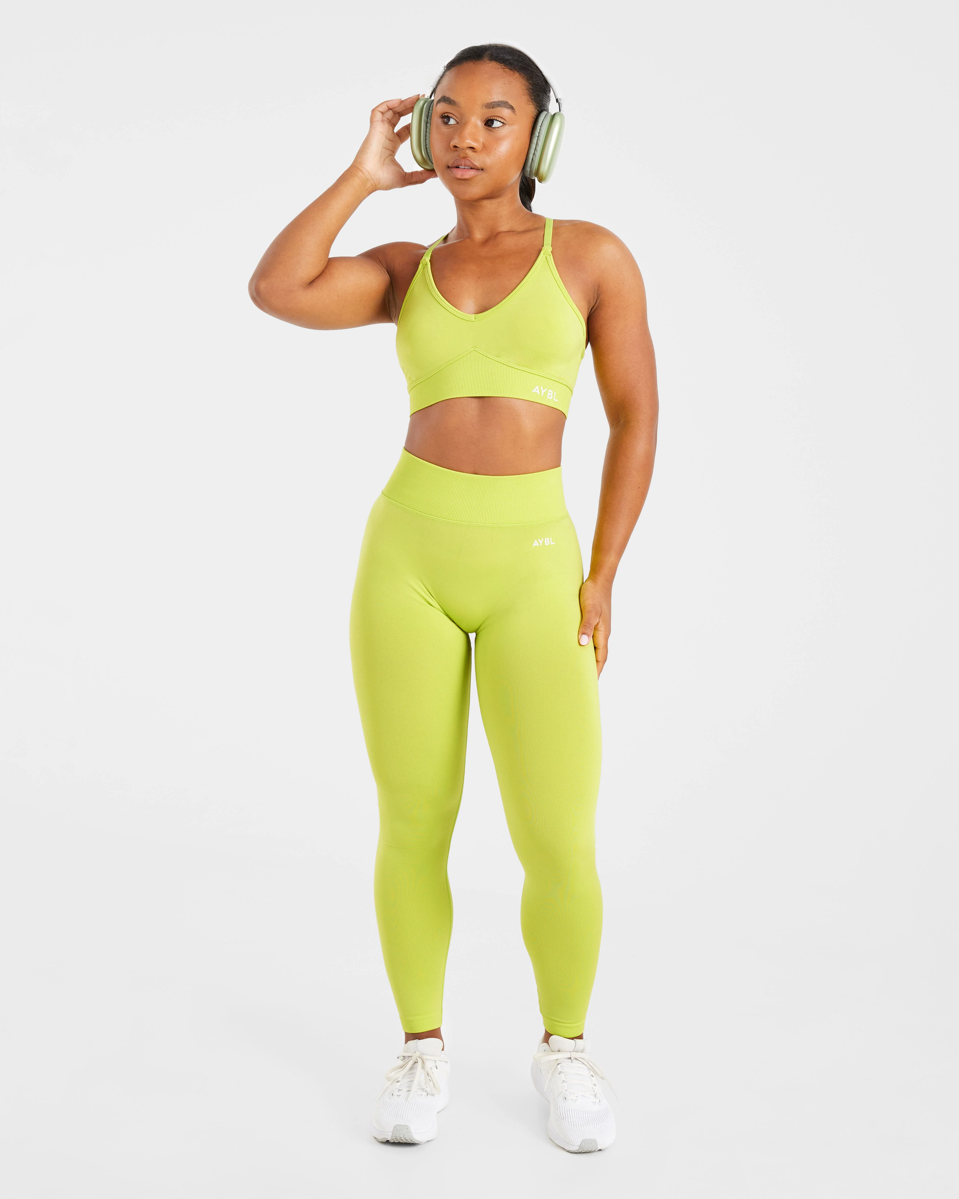 Adapt Seamless Sports Bra - Lime Groen - Image 7