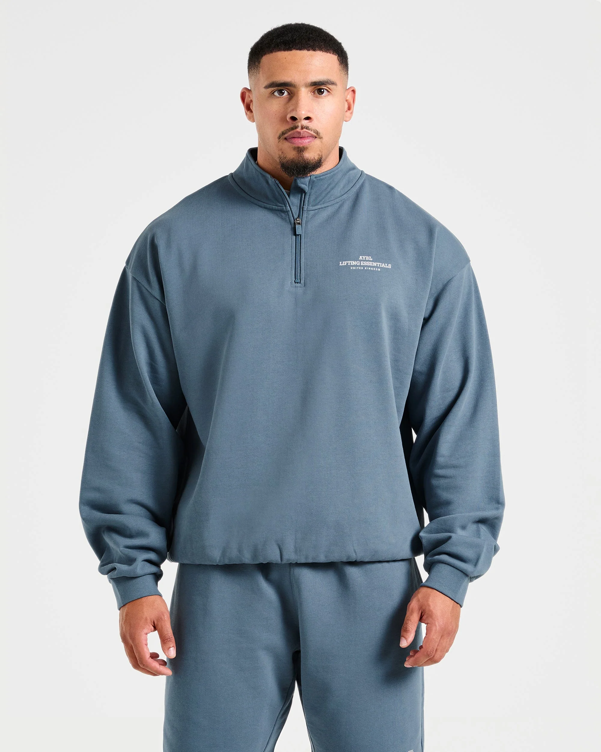 Apex Lifting Essentials 1/4 Zip Pullover - Titanium Blauw - Image 2