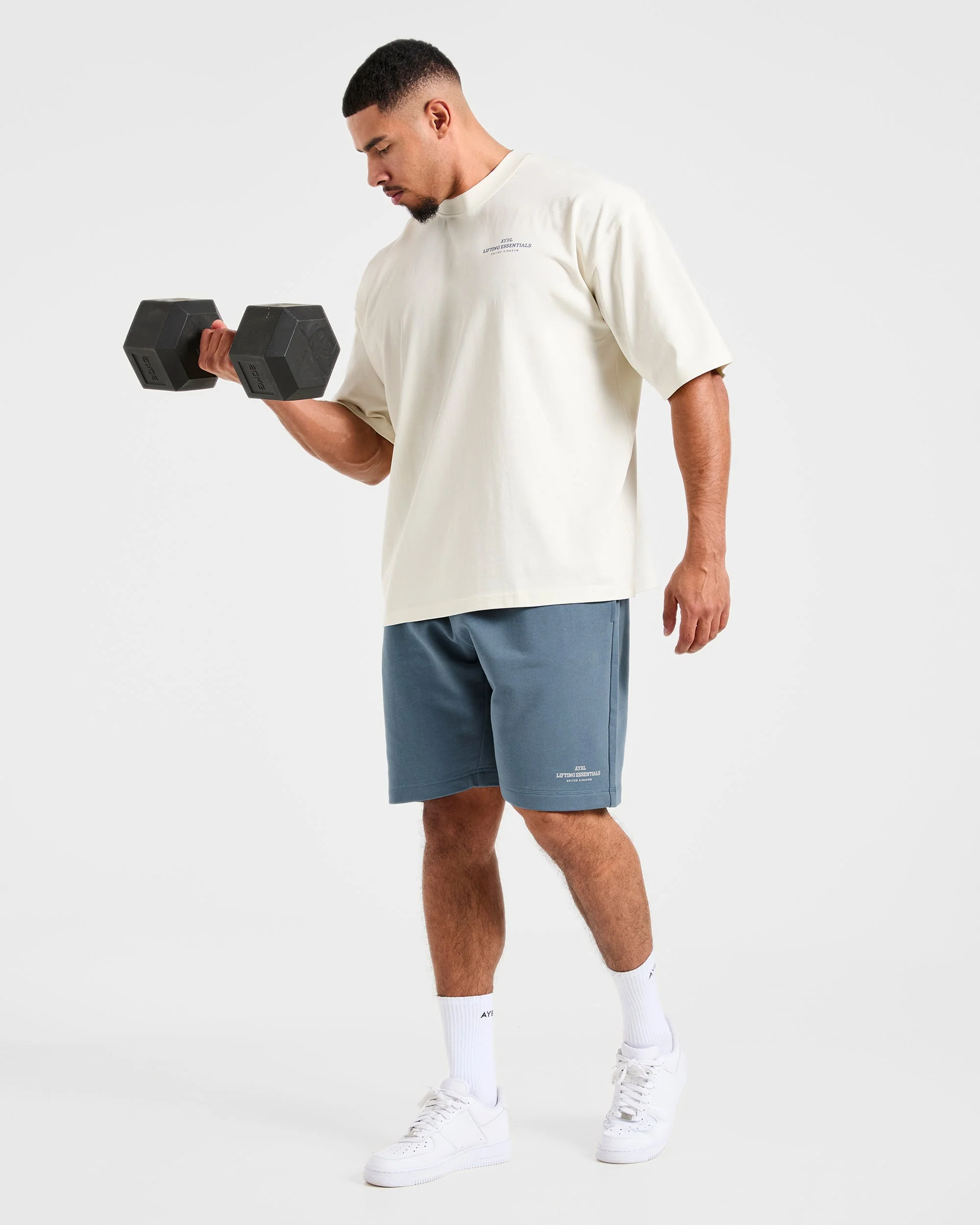 Apex Lifting Essentials Oversized T Shirt - Wit - Image 7
