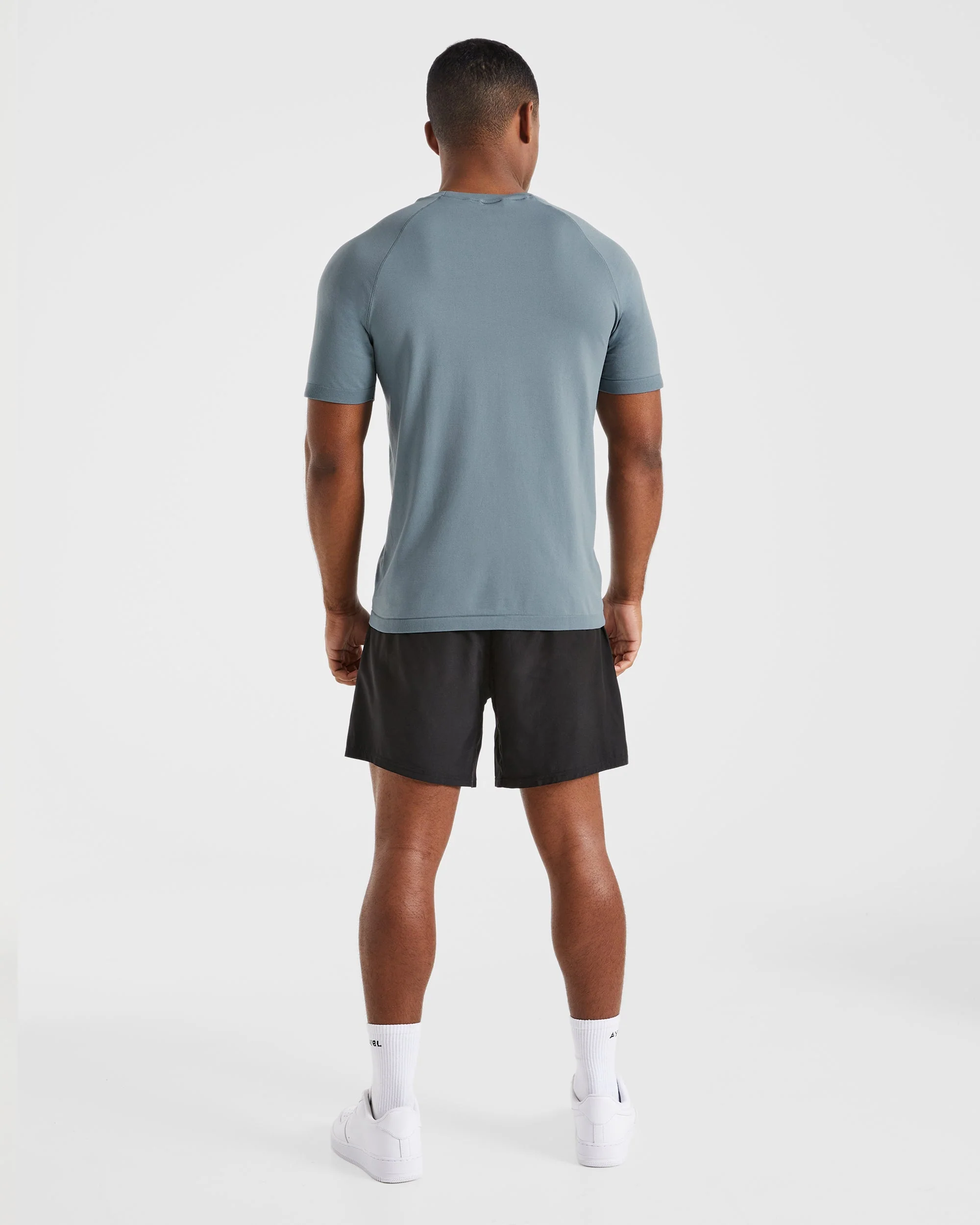 Ascend Seamless T Shirt - Slate Blauw - Image 4
