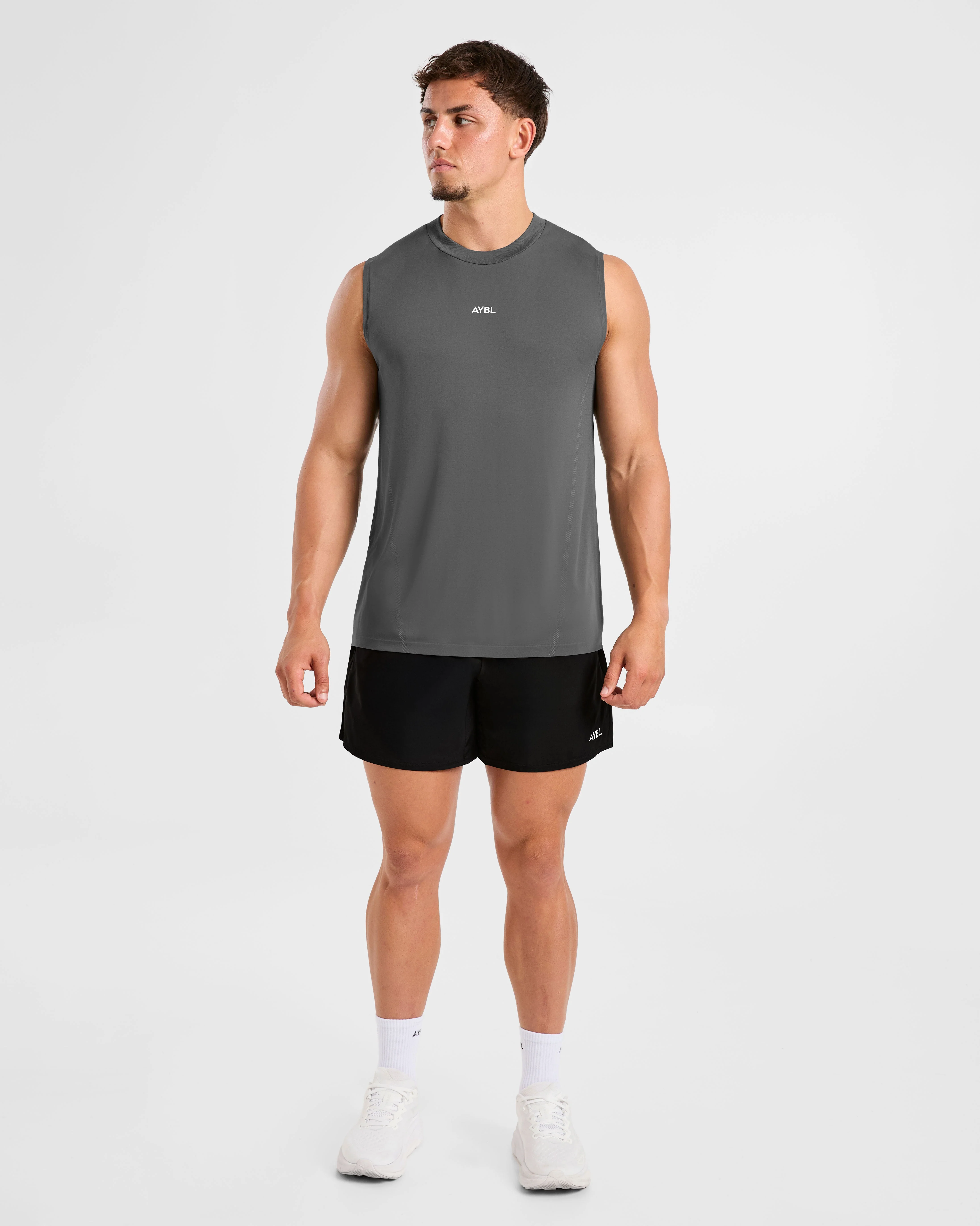 Attain Seamless Vest - Storm Grijs - Image 3