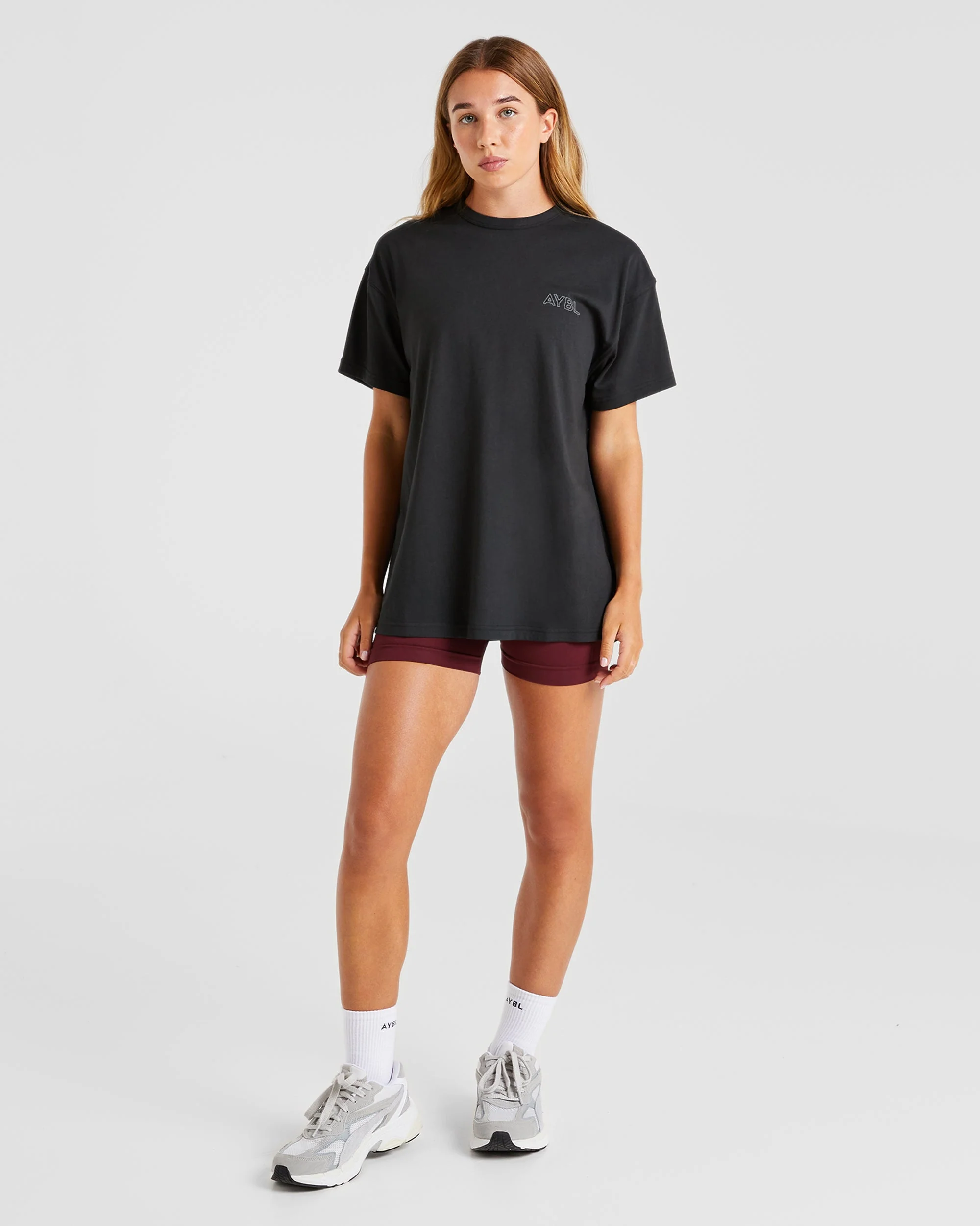 AYBL Athletics Oversized T Shirt - Zwart - Image 4