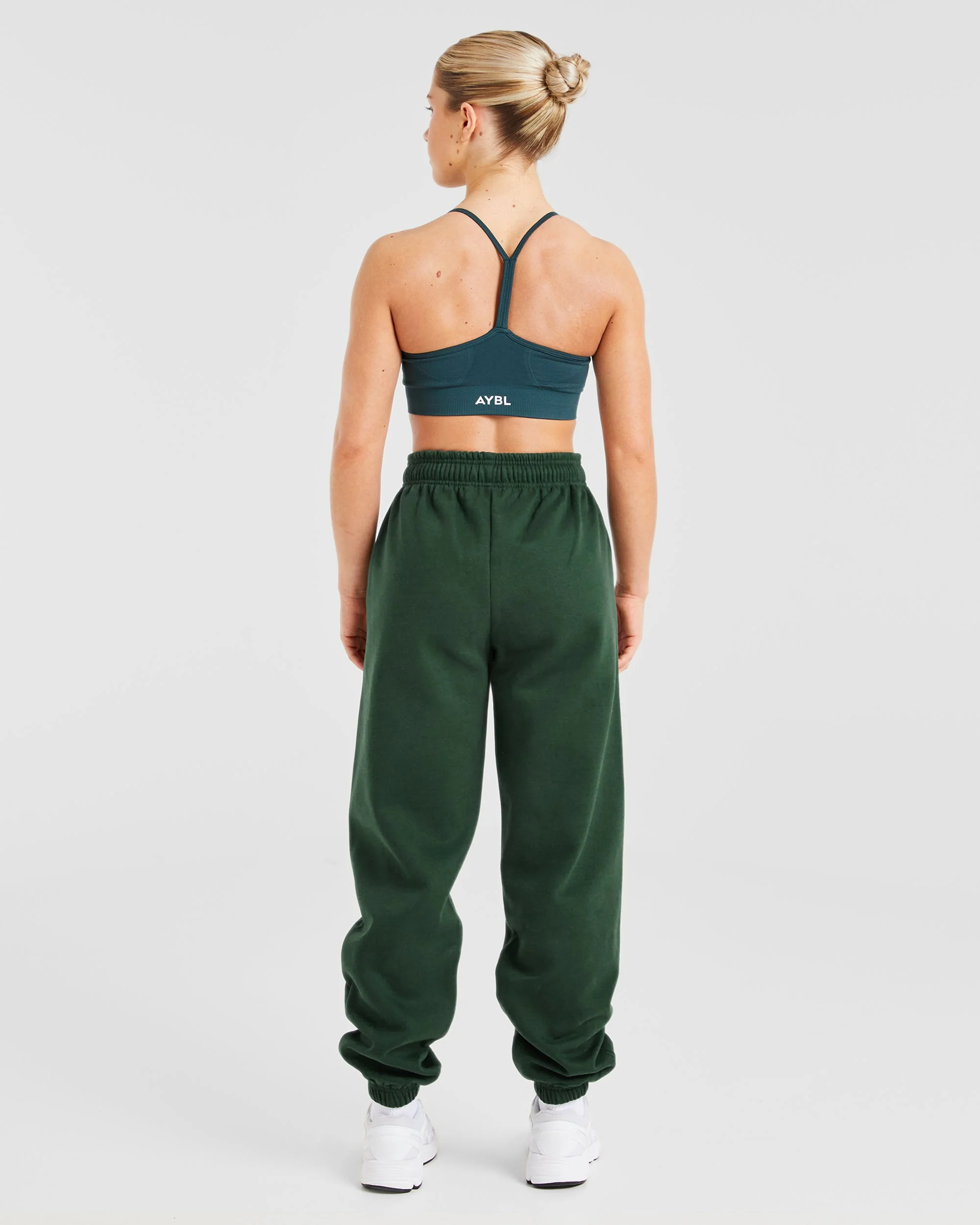 AYBL Club Oversized Joggers - Groen/Sand - Image 3