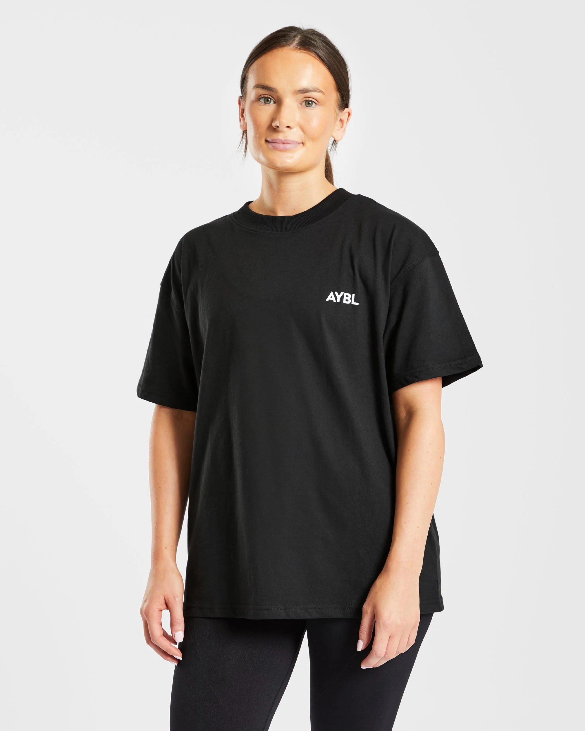 AYBL Club Oversized T Shirt - Zwart - Image 10