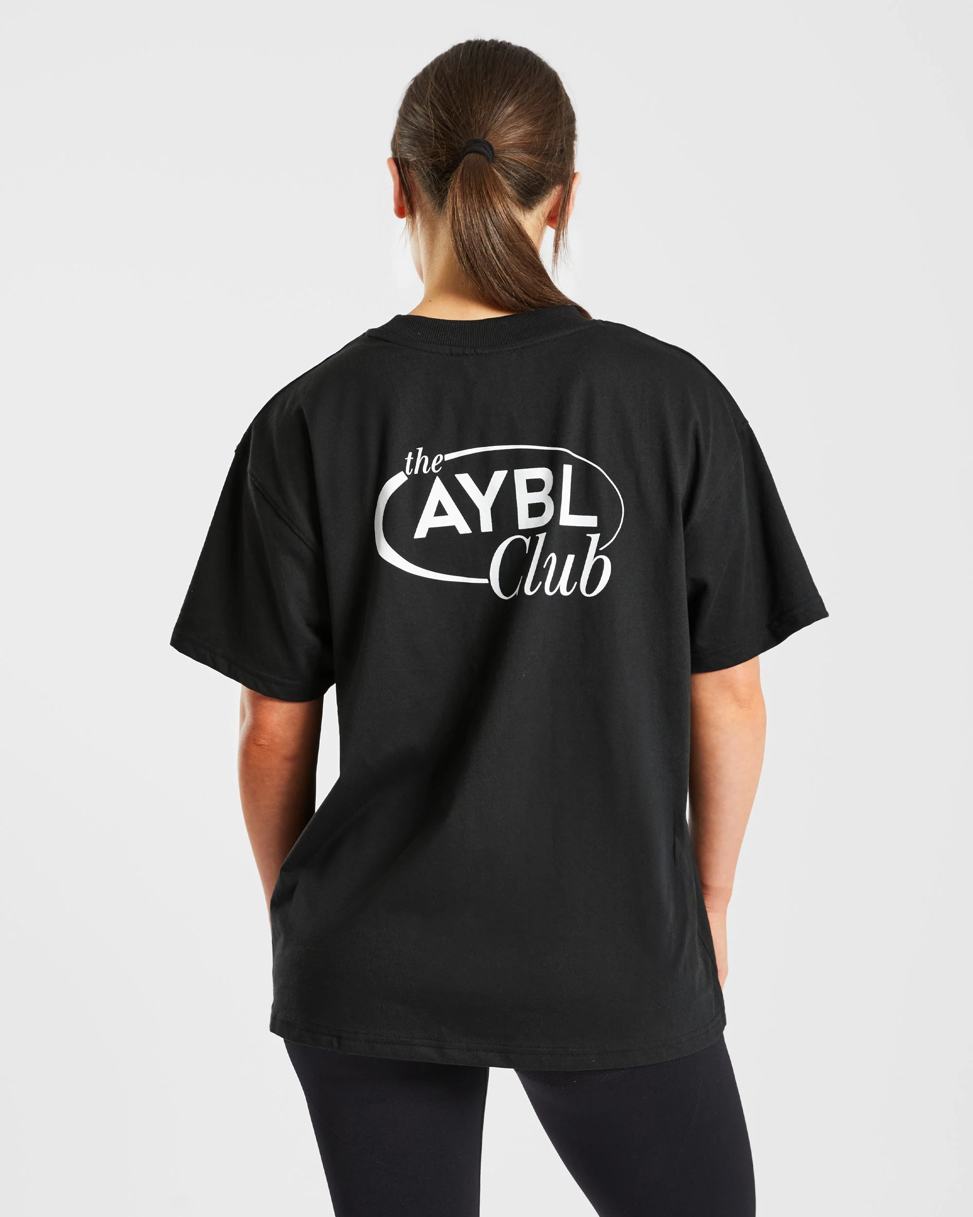 AYBL Club Oversized T Shirt - Zwart - Image 9