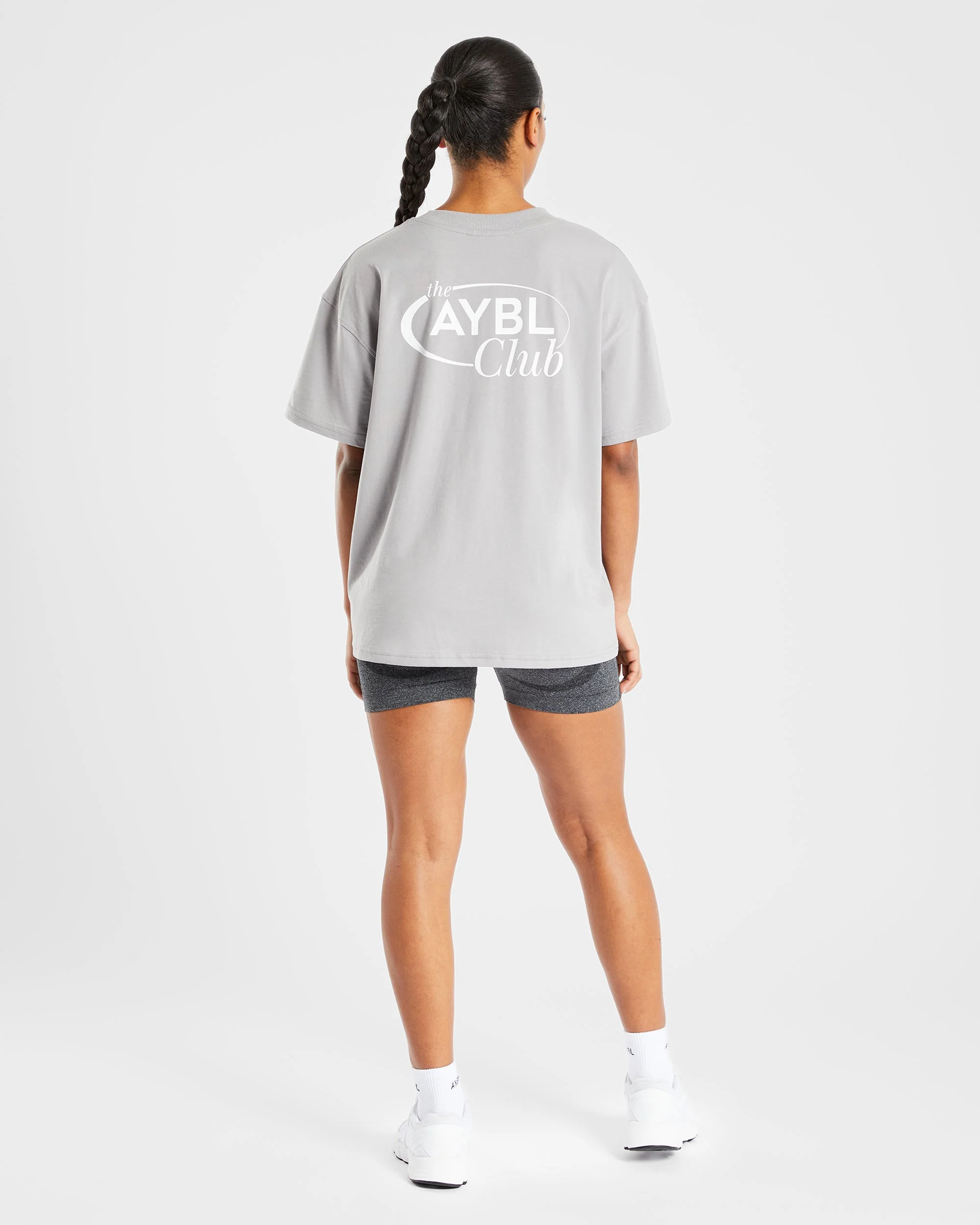 AYBL Club Oversized T Shirt - Grijs - Image 4