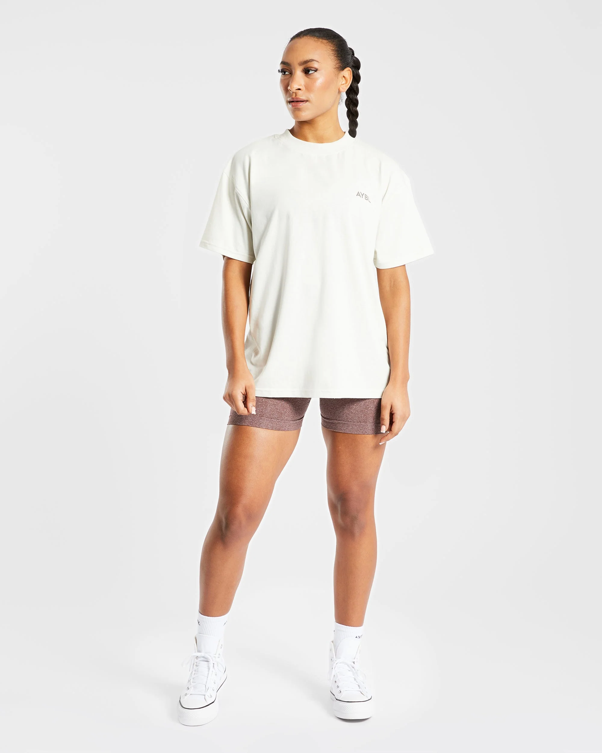 AYBL Club Oversized T Shirt - Off Wit - Image 3