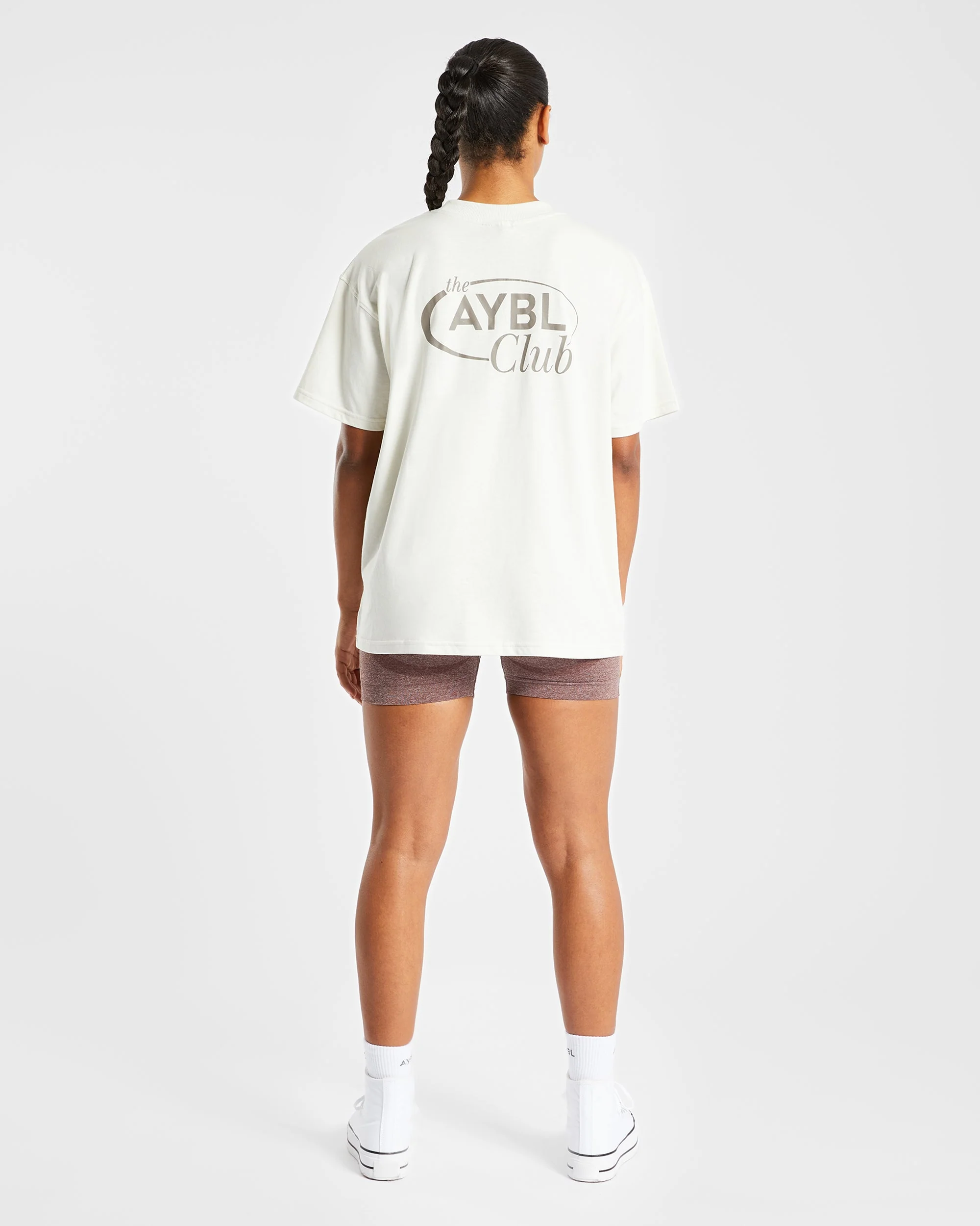AYBL Club Oversized T Shirt - Off Wit - Image 4