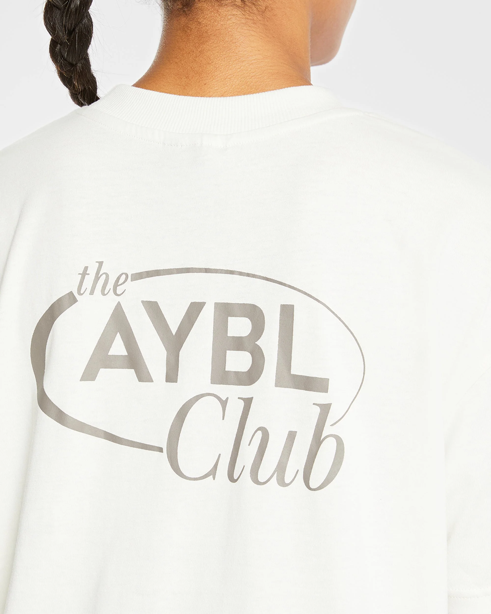 AYBL Club Oversized T Shirt - Off Wit - Image 6
