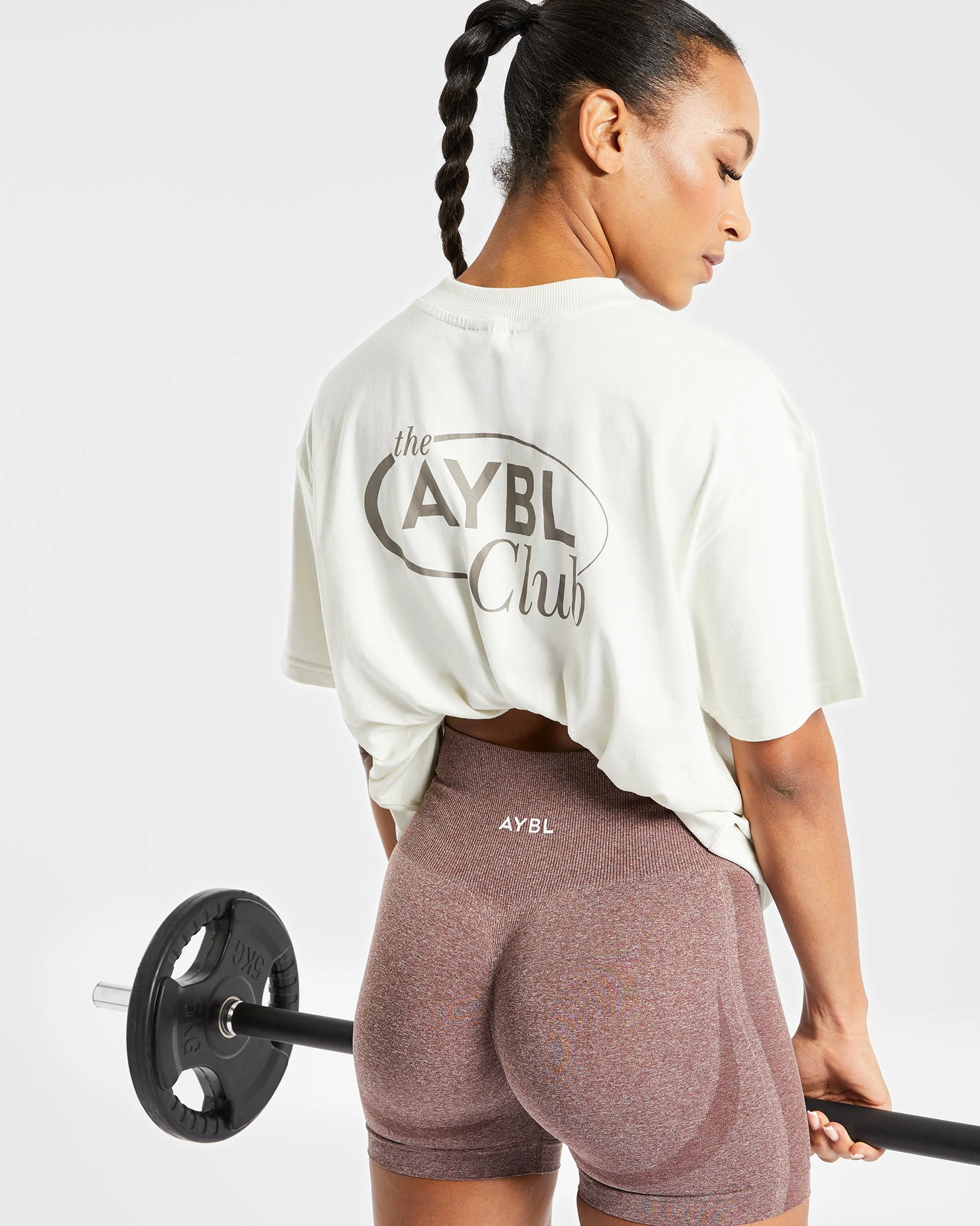 AYBL Club Oversized T Shirt - Off Wit - Image 8