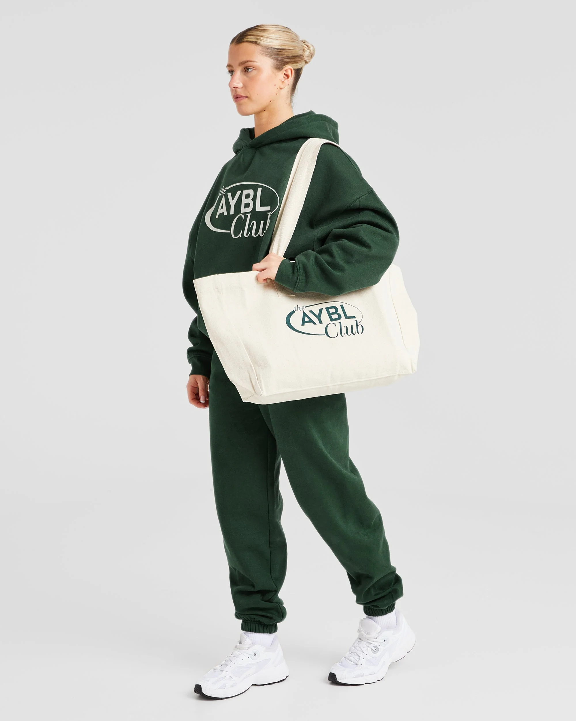AYBL Club Tote Bag - Canvas/Groen - Image 5