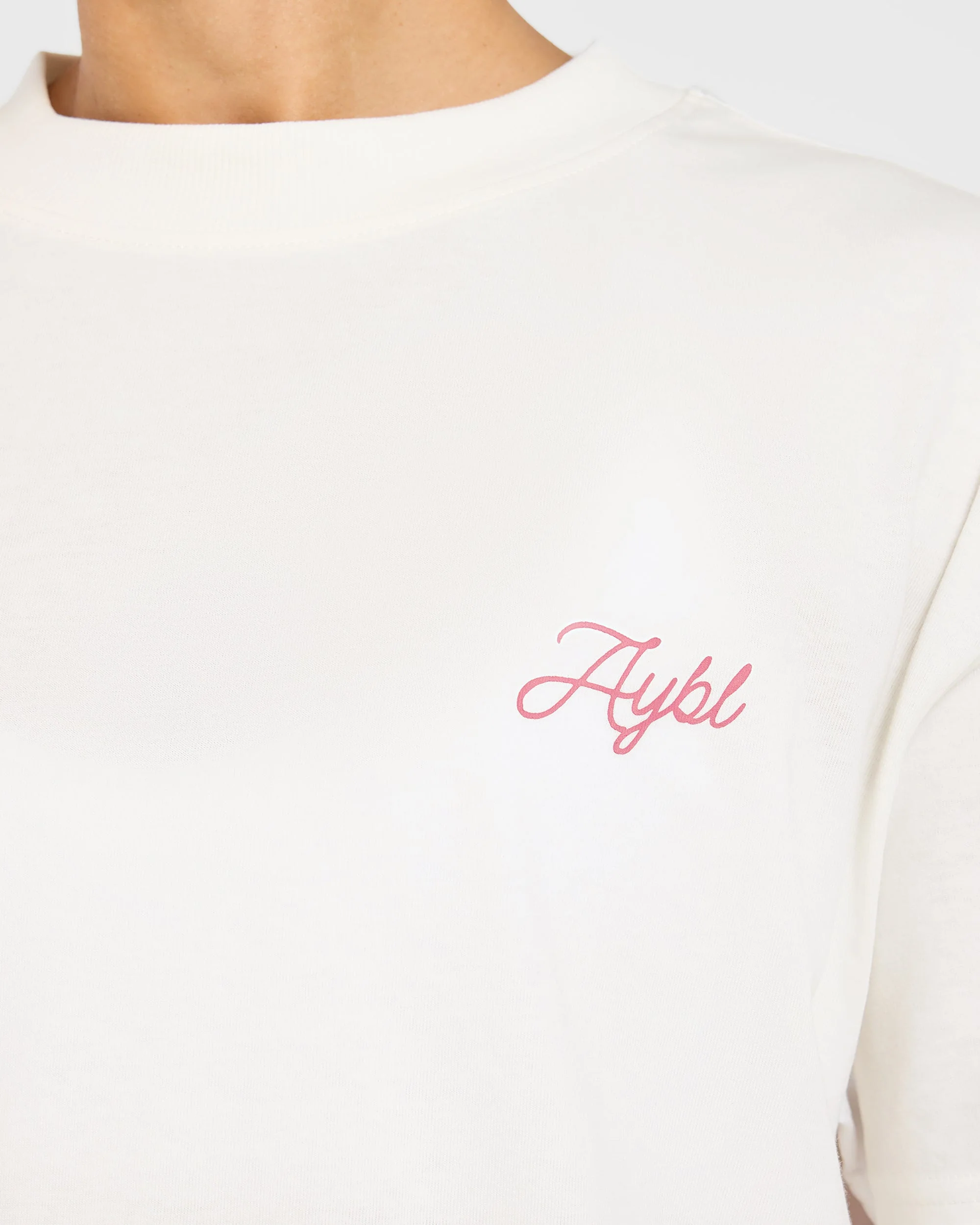 AYBL Lift Lodge Oversized T Shirt - Off Wit - Image 5