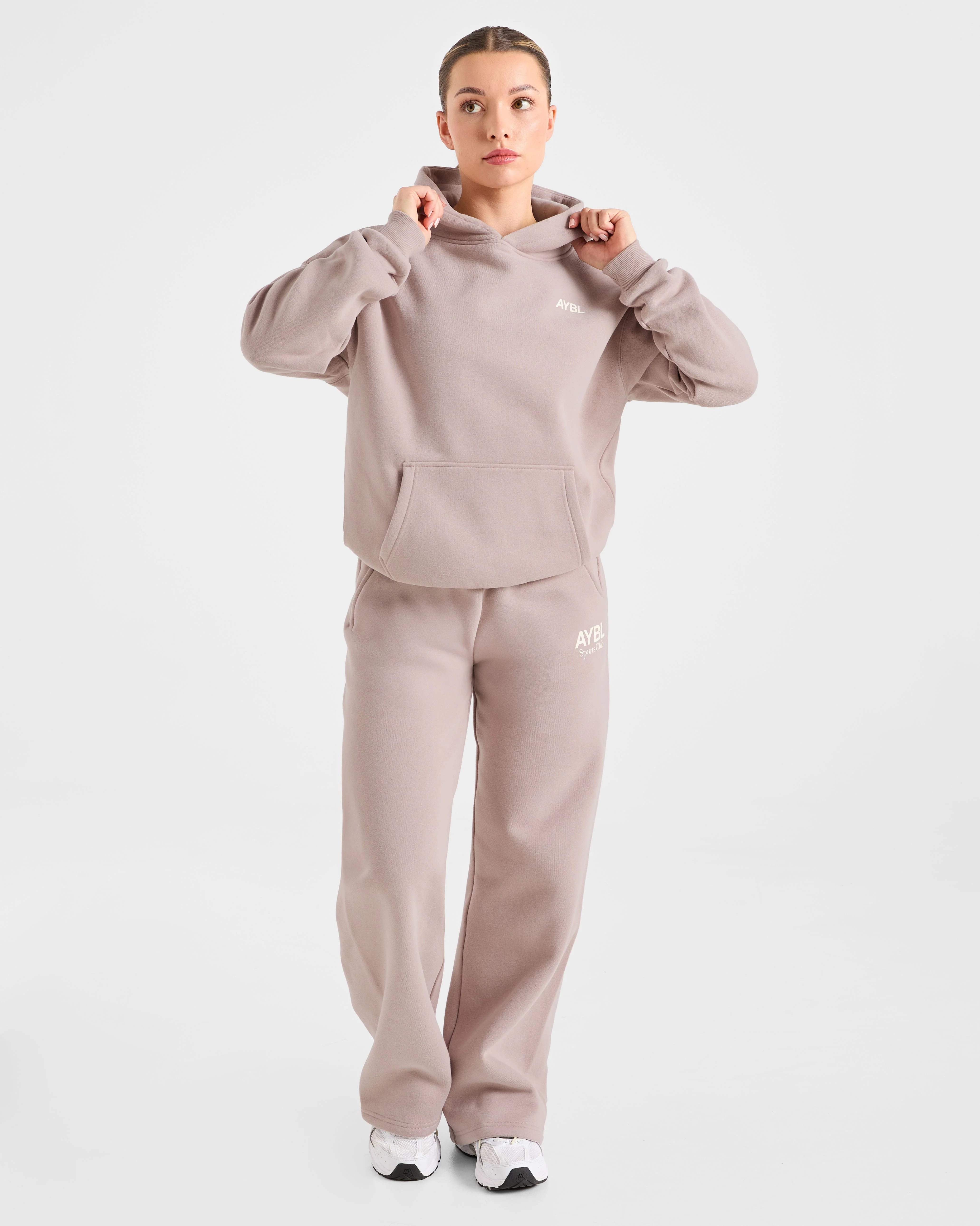 AYBL Sports Club Oversized Hoodie - Mink Roze - Image 8