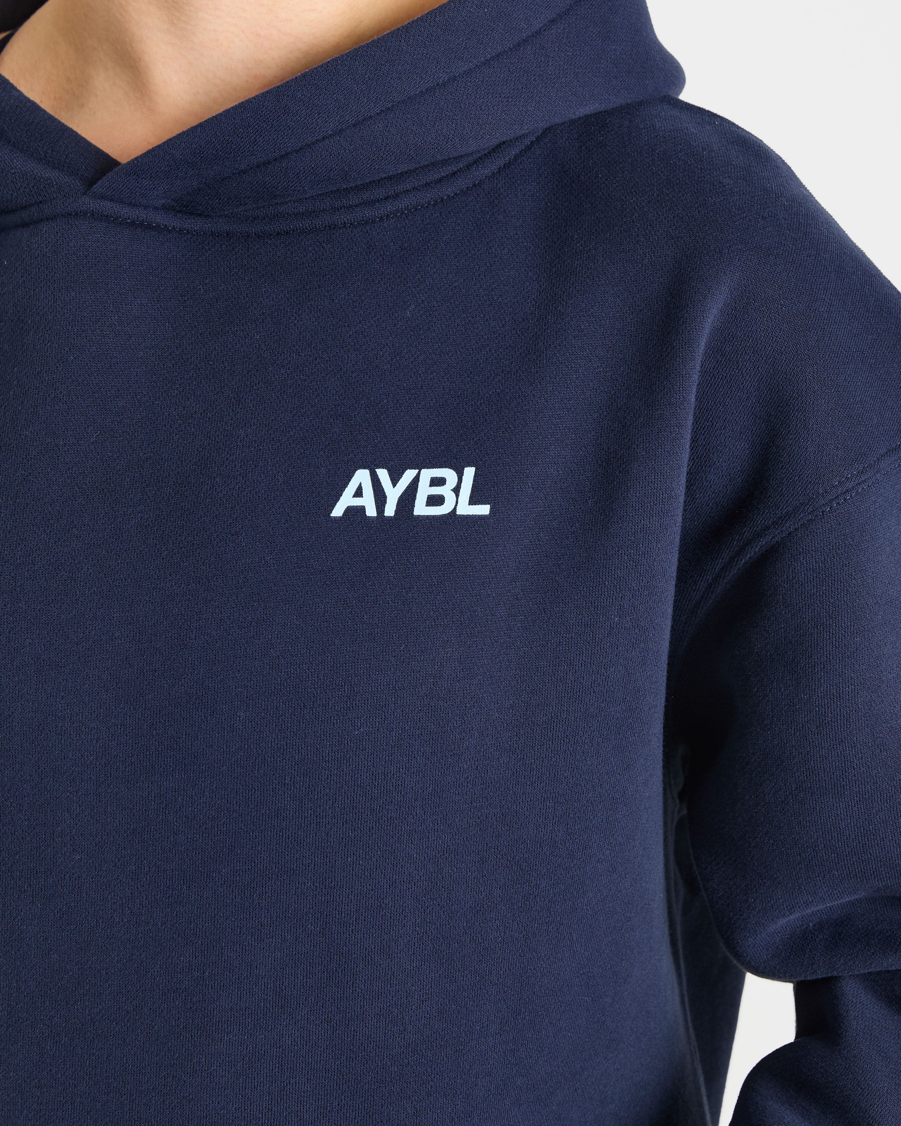 AYBL Sports Club Oversized Hoodie - Navy/Blauw - Image 5