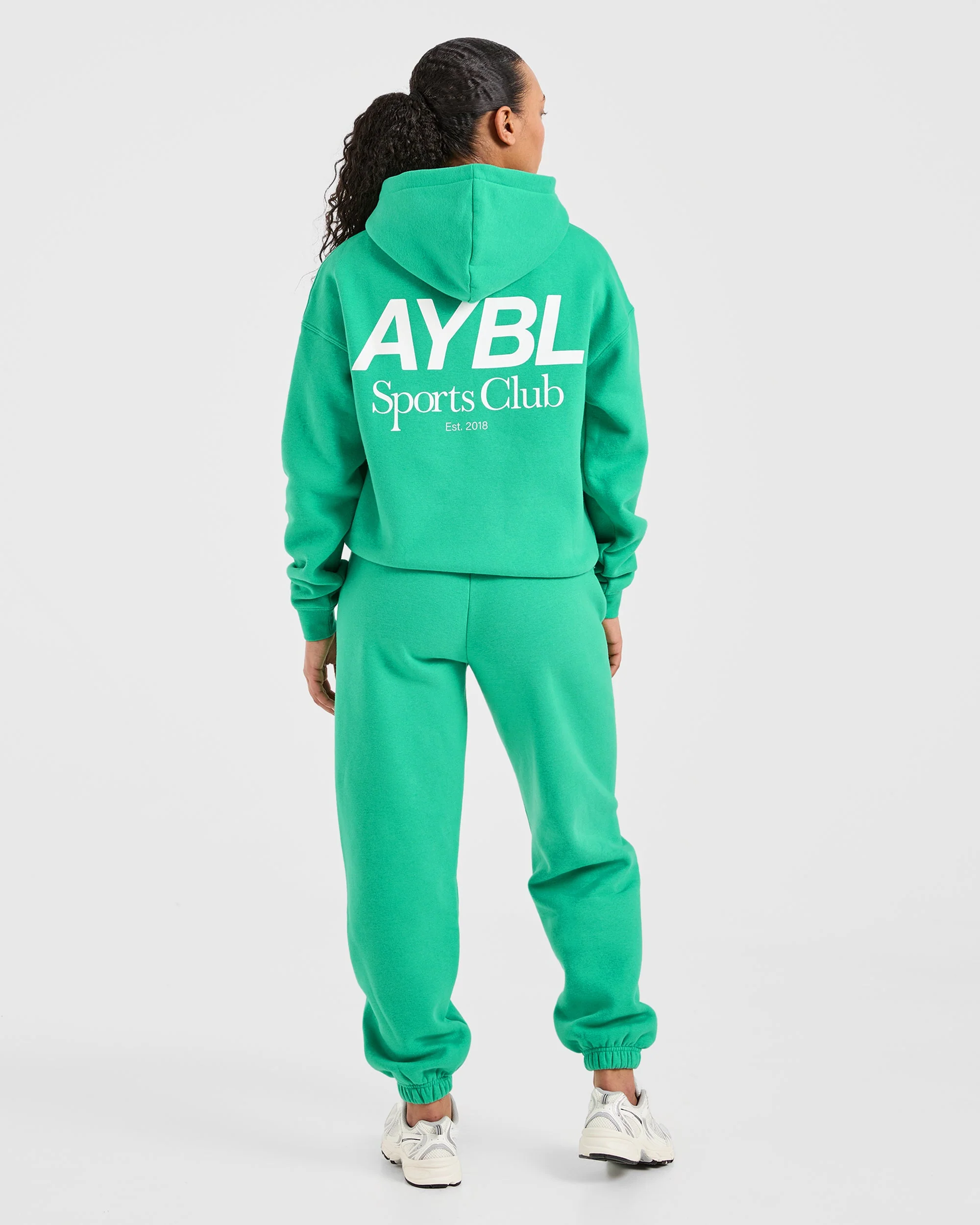 AYBL Sports Club Oversized Hoodie - Racing Groen - Image 3