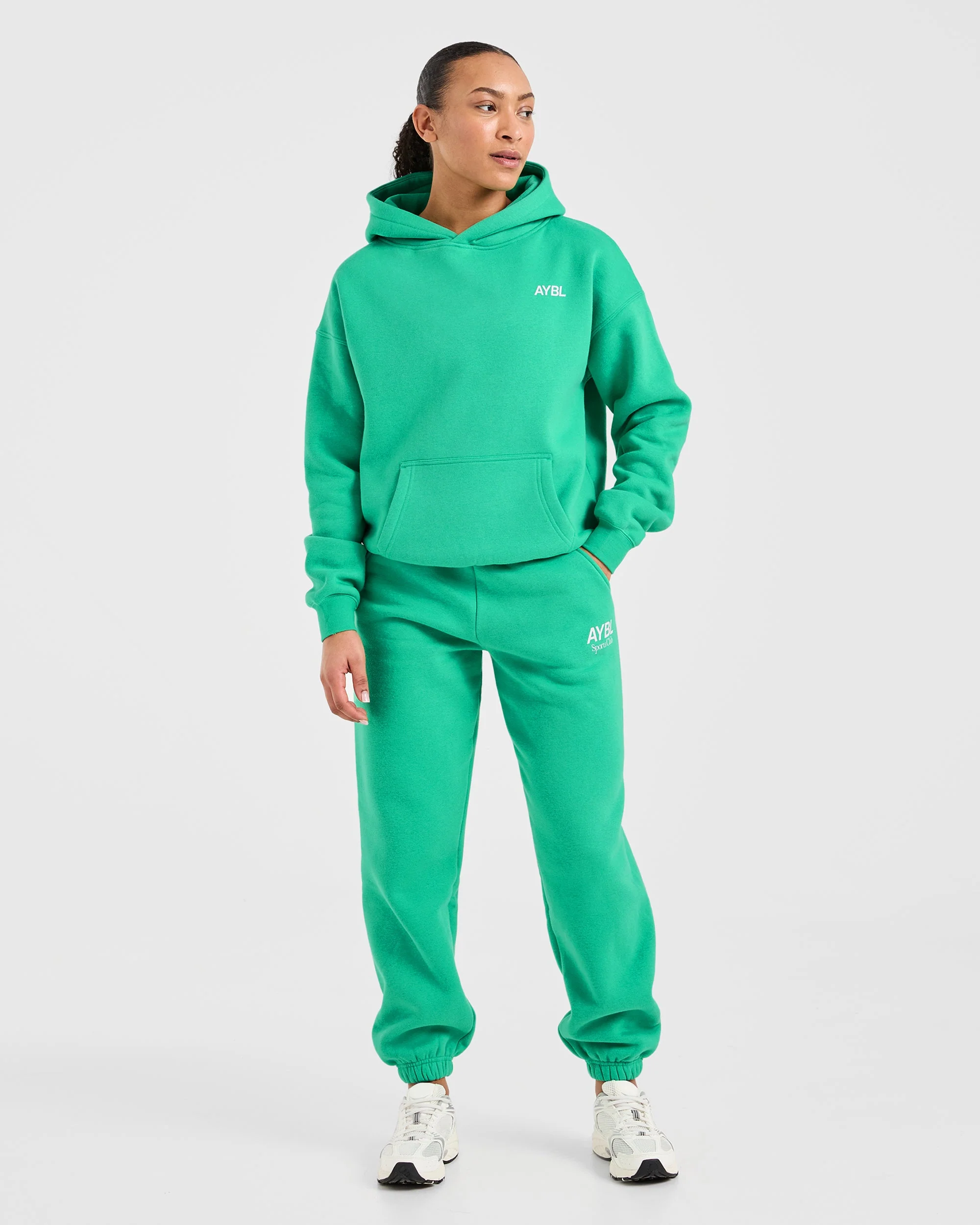 AYBL Sports Club Oversized Hoodie - Racing Groen - Image 4