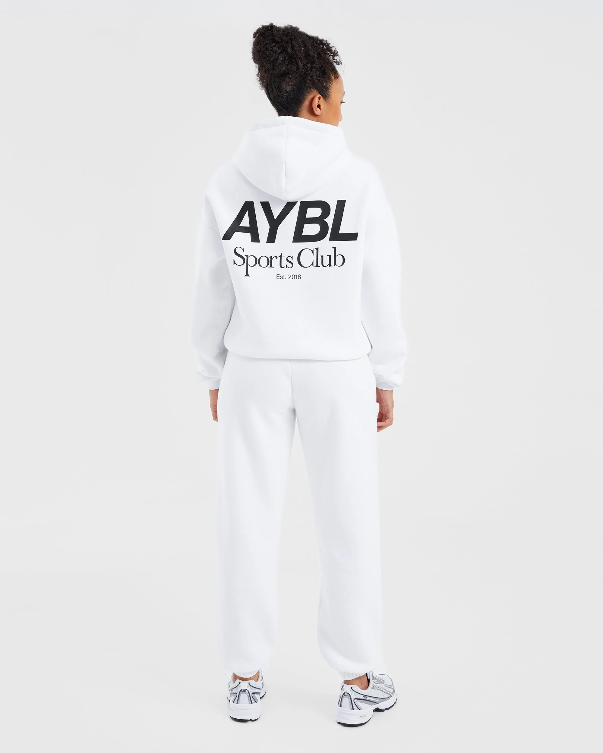 AYBL Sports Club Oversized Hoodie - Wit - Image 3
