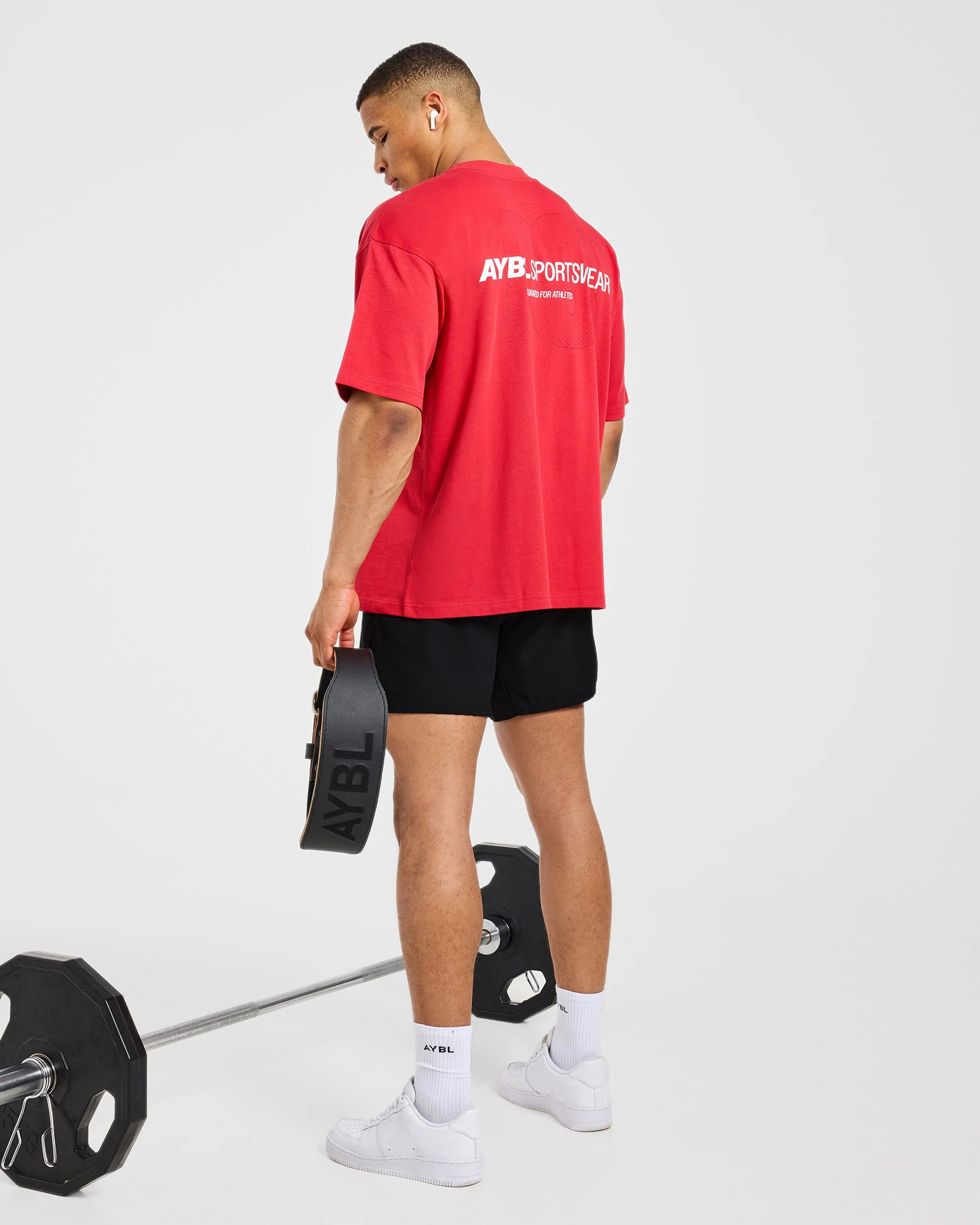 AYBL Sportswear 18 Oversized T Shirt - Rood - Image 8