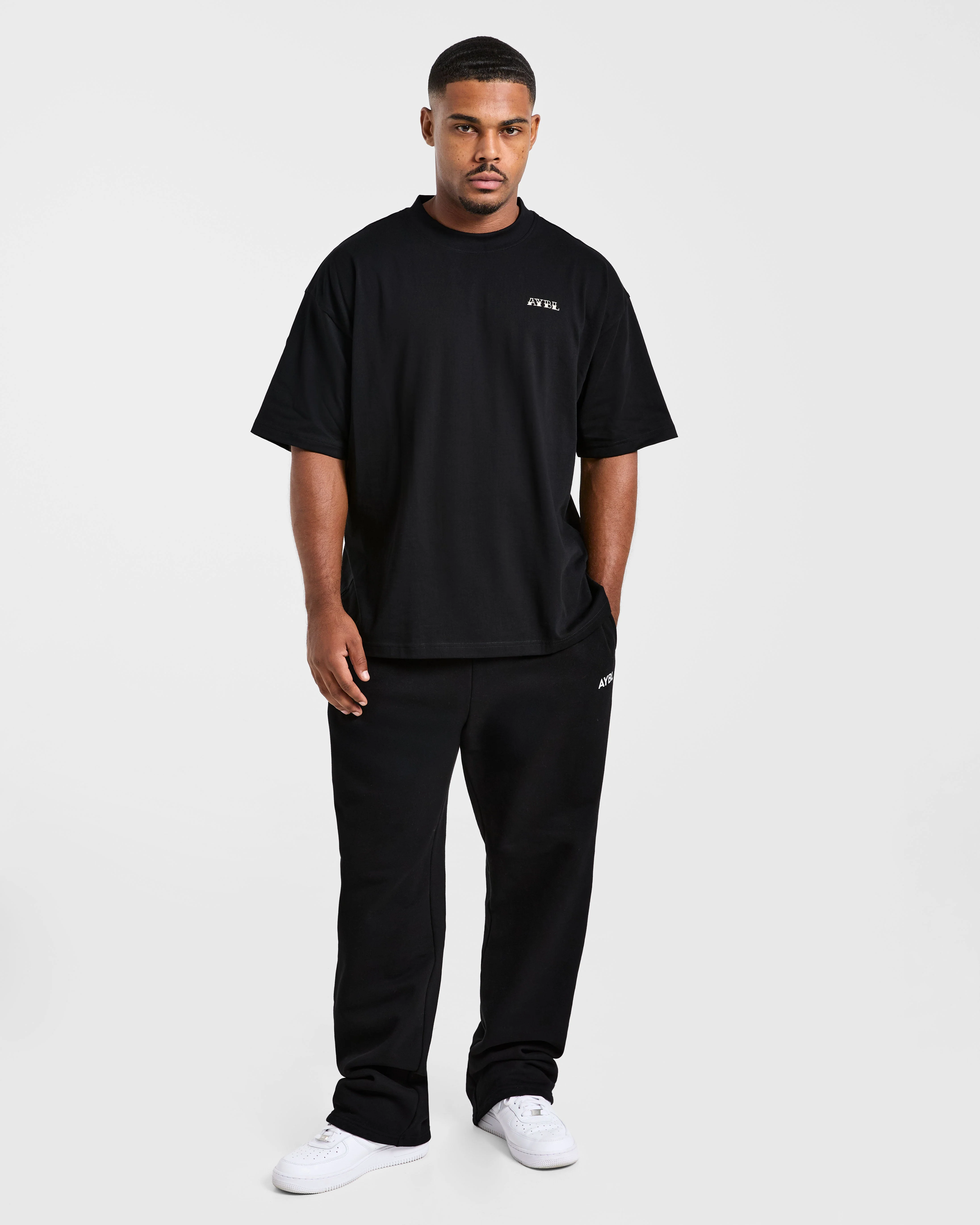 AYBL Strength Club Oversized T Shirt - Zwart - Image 3