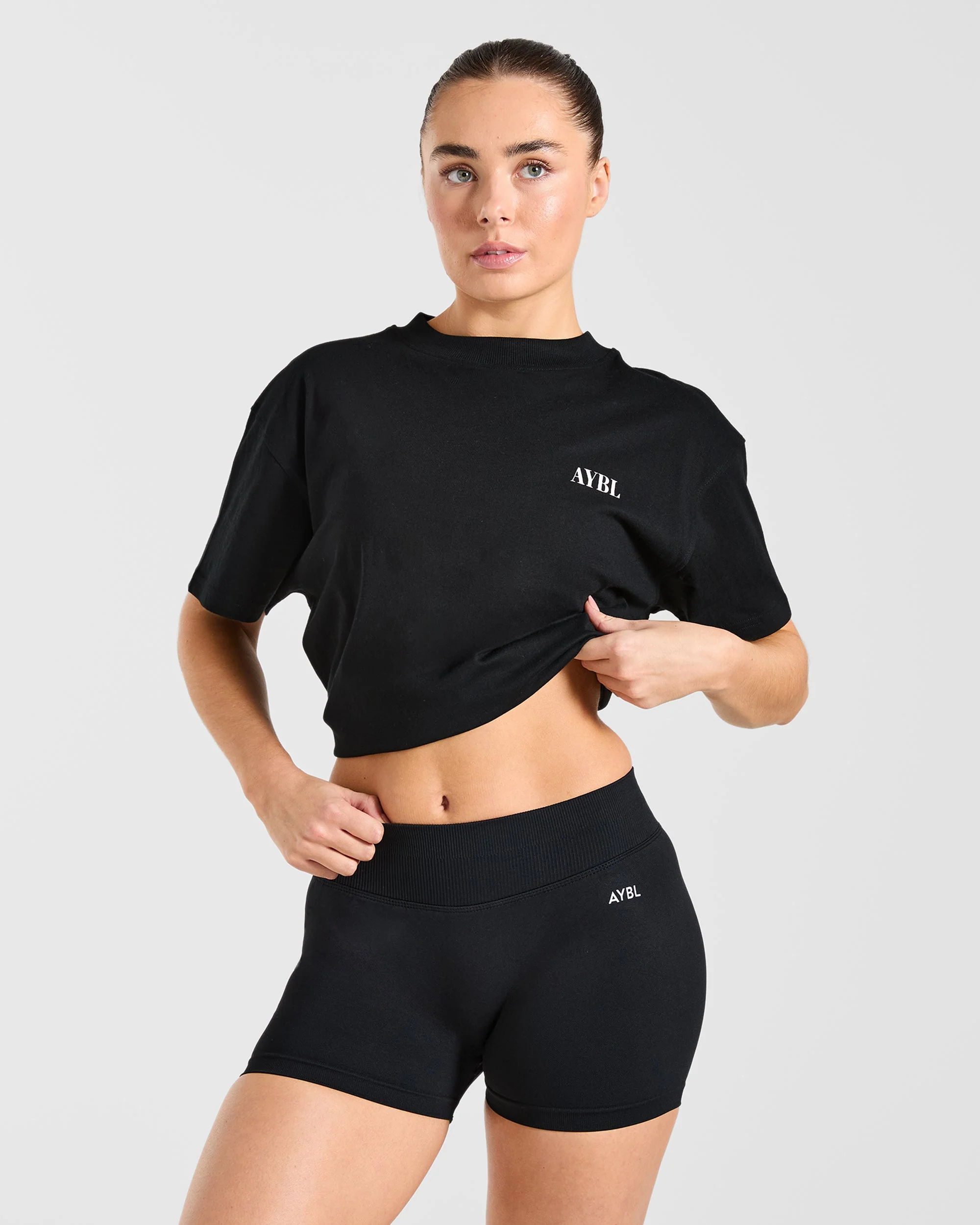 AYBL Strength Co Oversized T Shirt - Zwart - Image 8