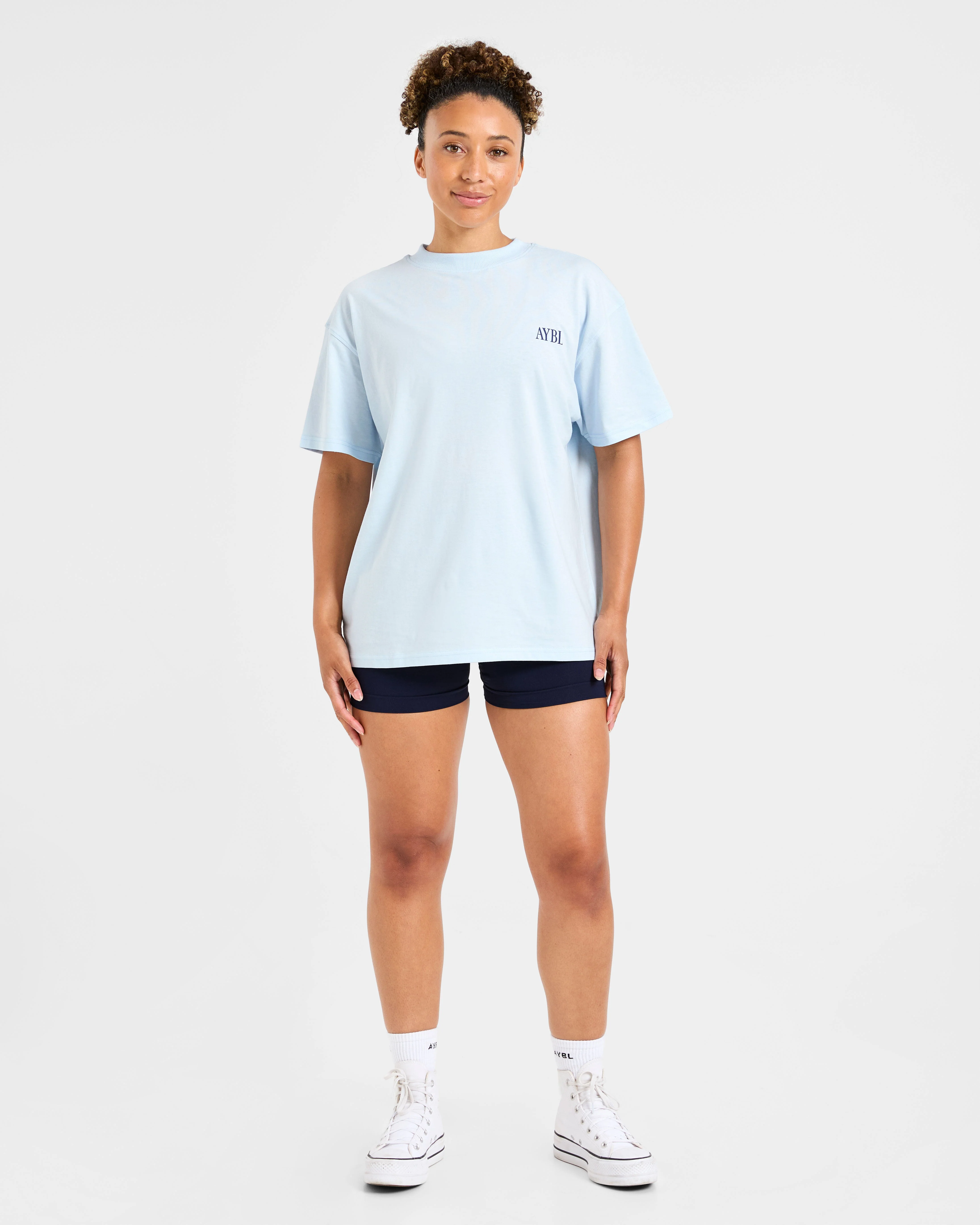 AYBL Strength Studio Oversized T Shirt - Blauw - Image 3