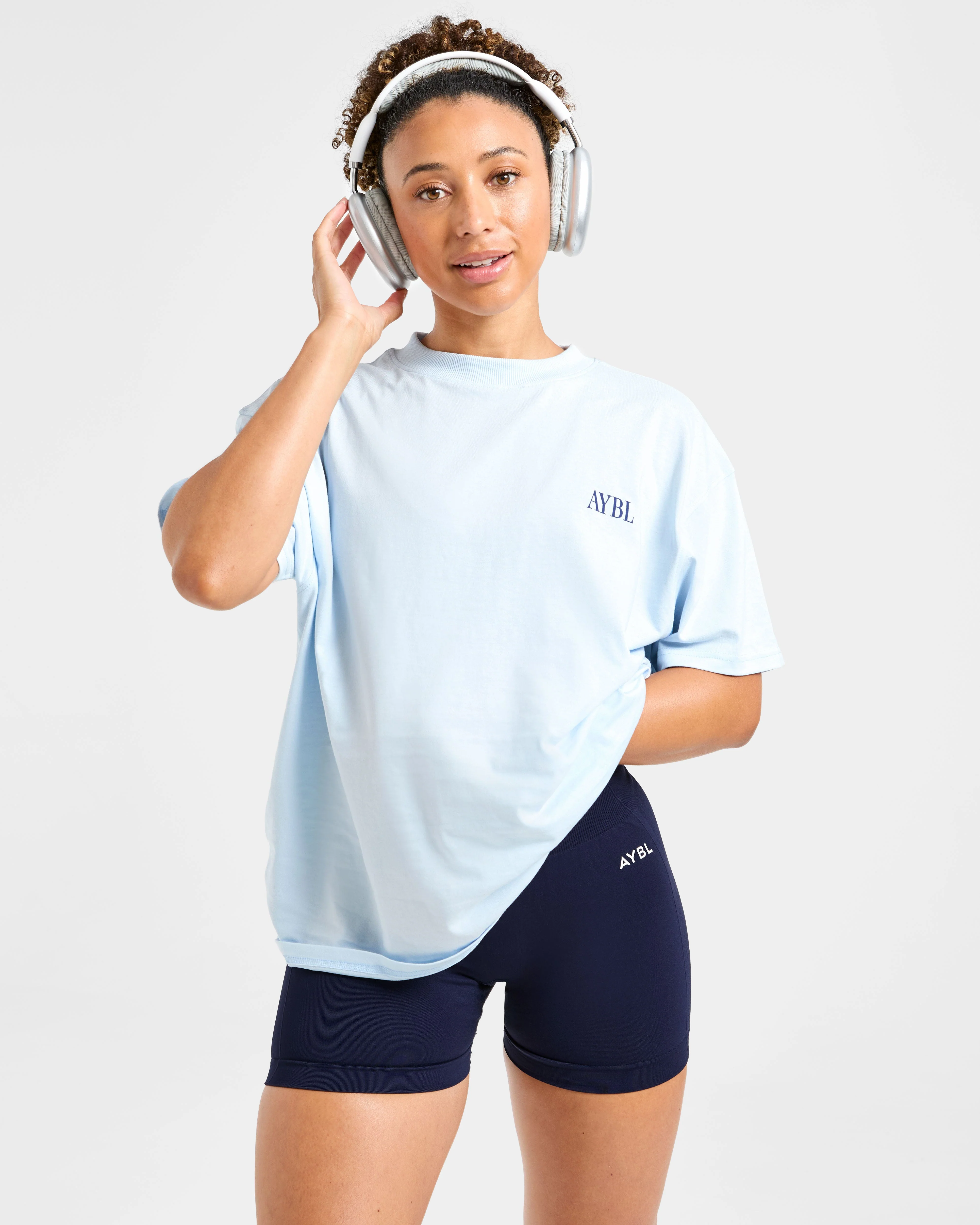 AYBL Strength Studio Oversized T Shirt - Blauw - Image 8