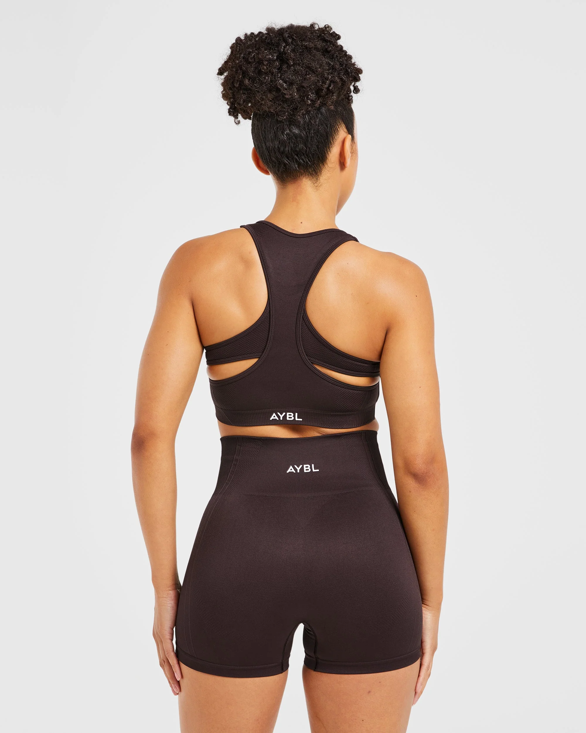 Balance V3 Seamless Sports Bra - Dark Bruin - Image 2