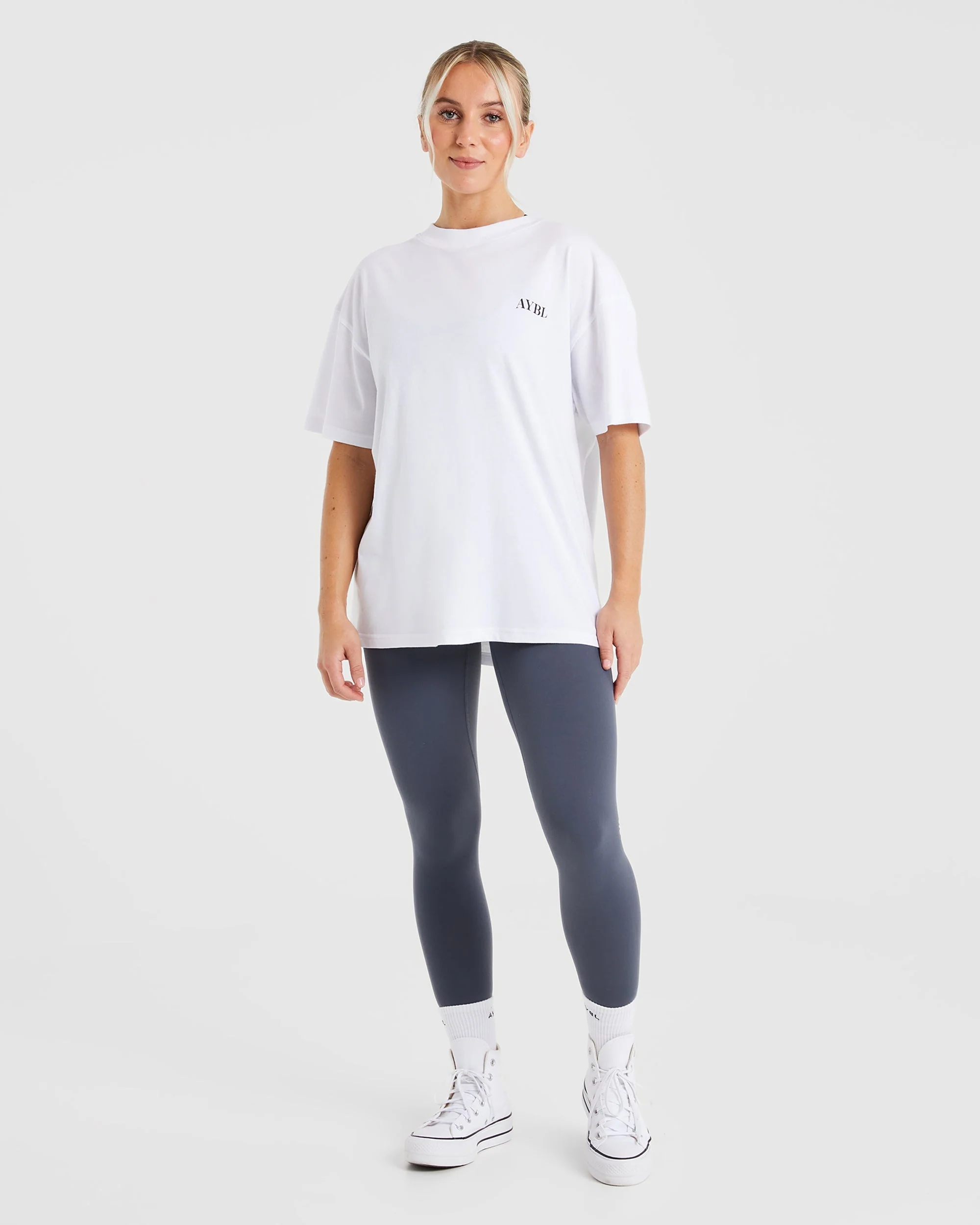 Be Good To Yourself Oversized T Shirt - Wit - Image 4