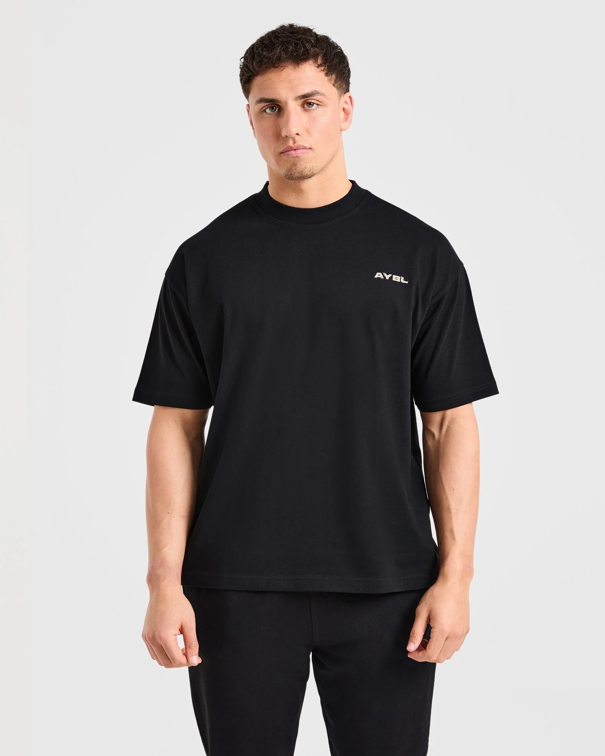 Blur Oversized T Shirt - Zwart - Image 2