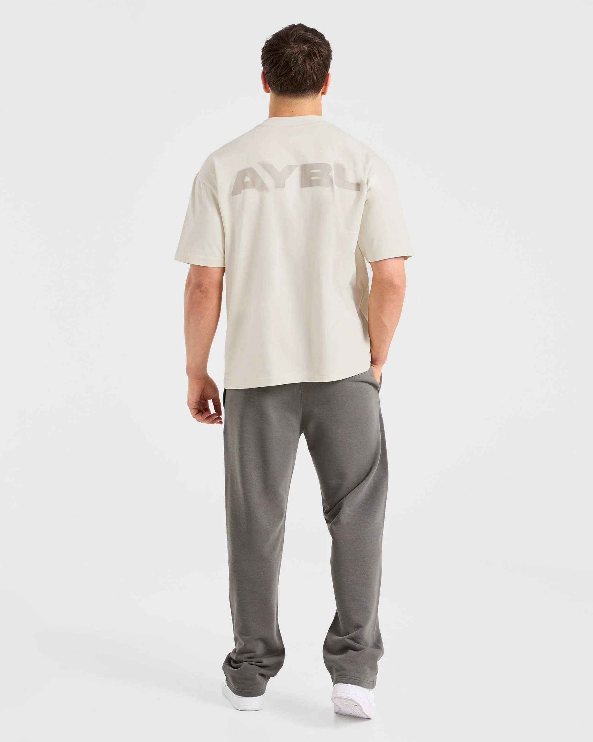 Blur Oversized T Shirt - Off Wit - Image 3