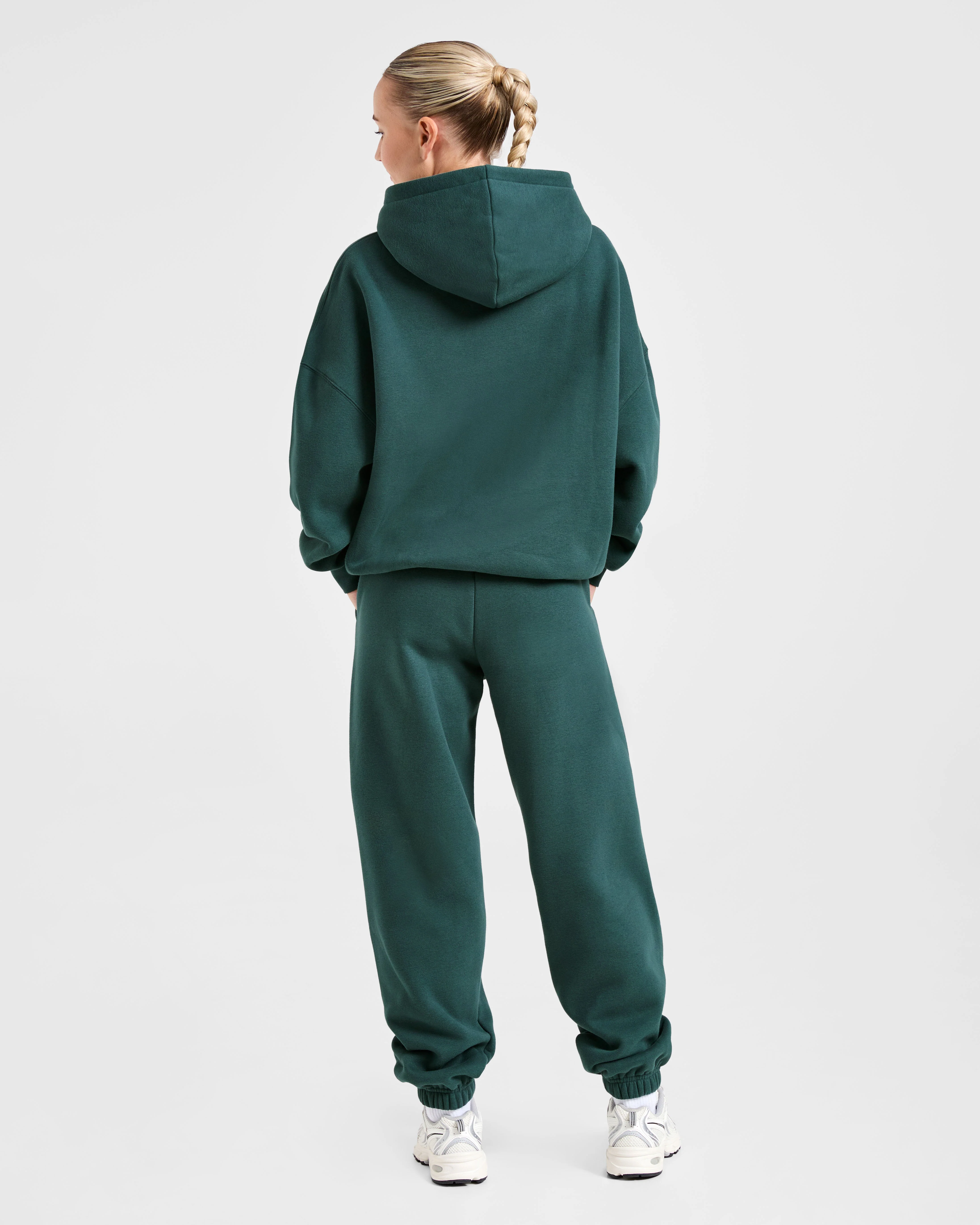 Classic Plush Oversized Joggers - Pine Groen - Image 4