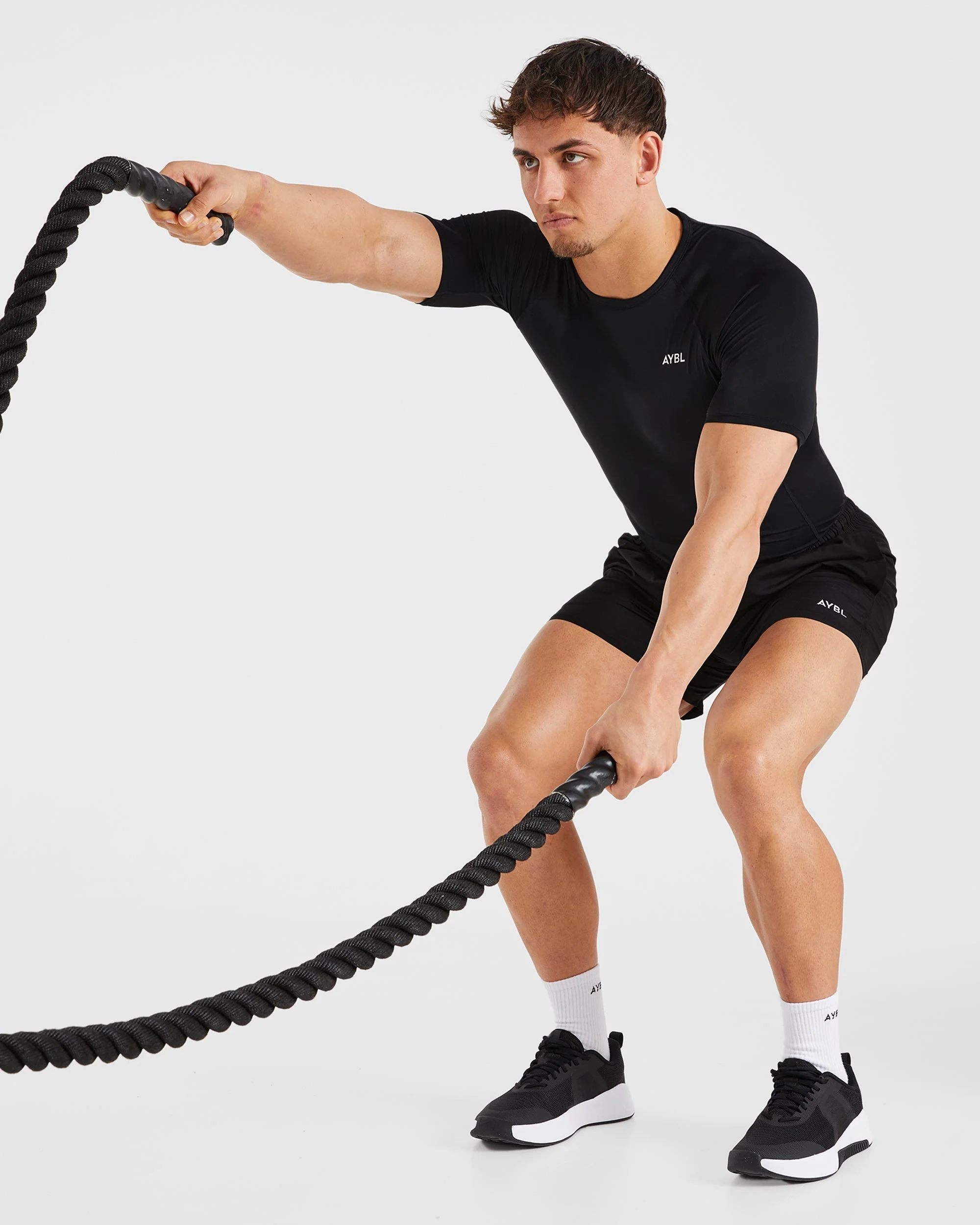 Compression T Shirt - Zwart - Image 8