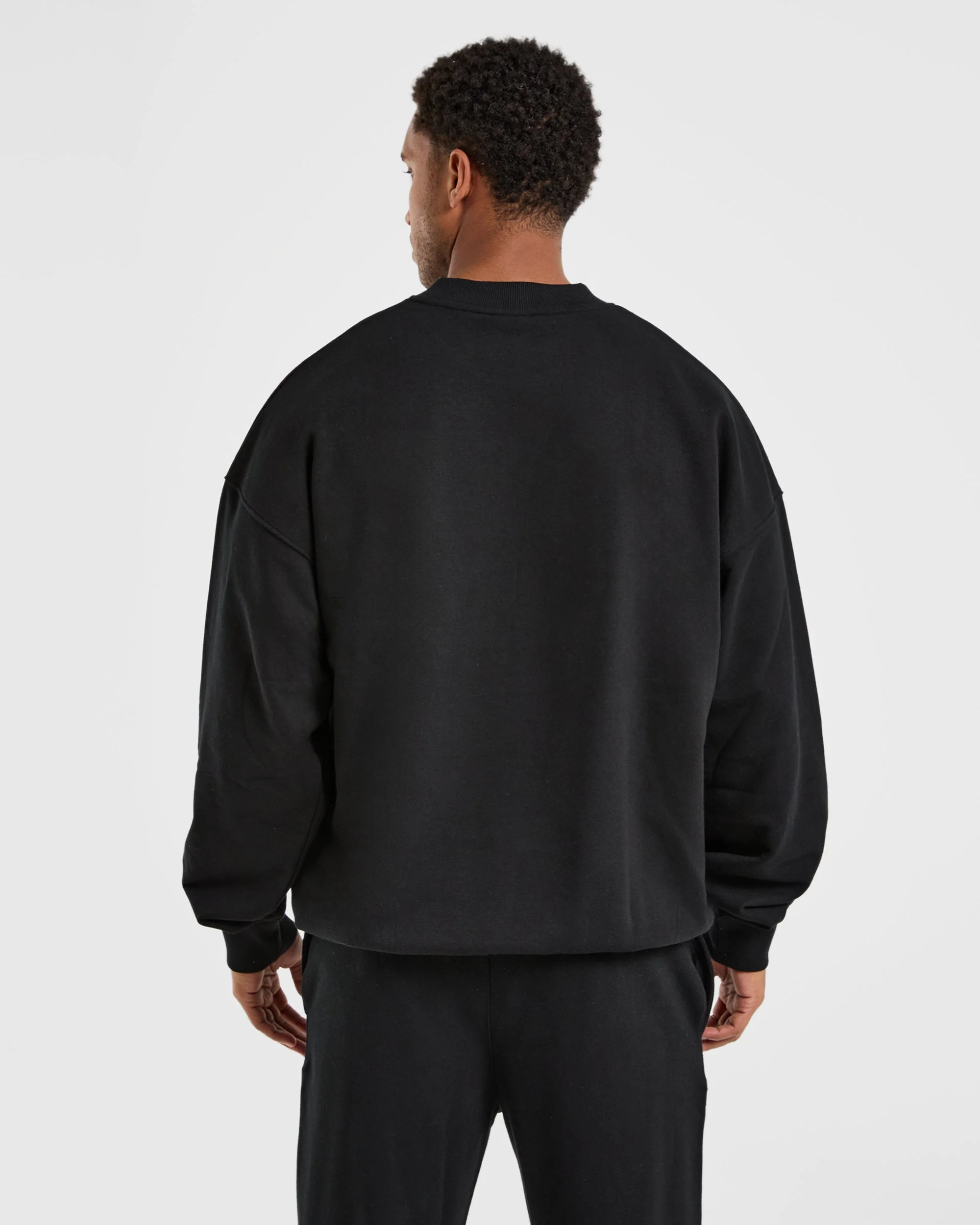 Craft Oversized Sweater - Zwart - Image 2
