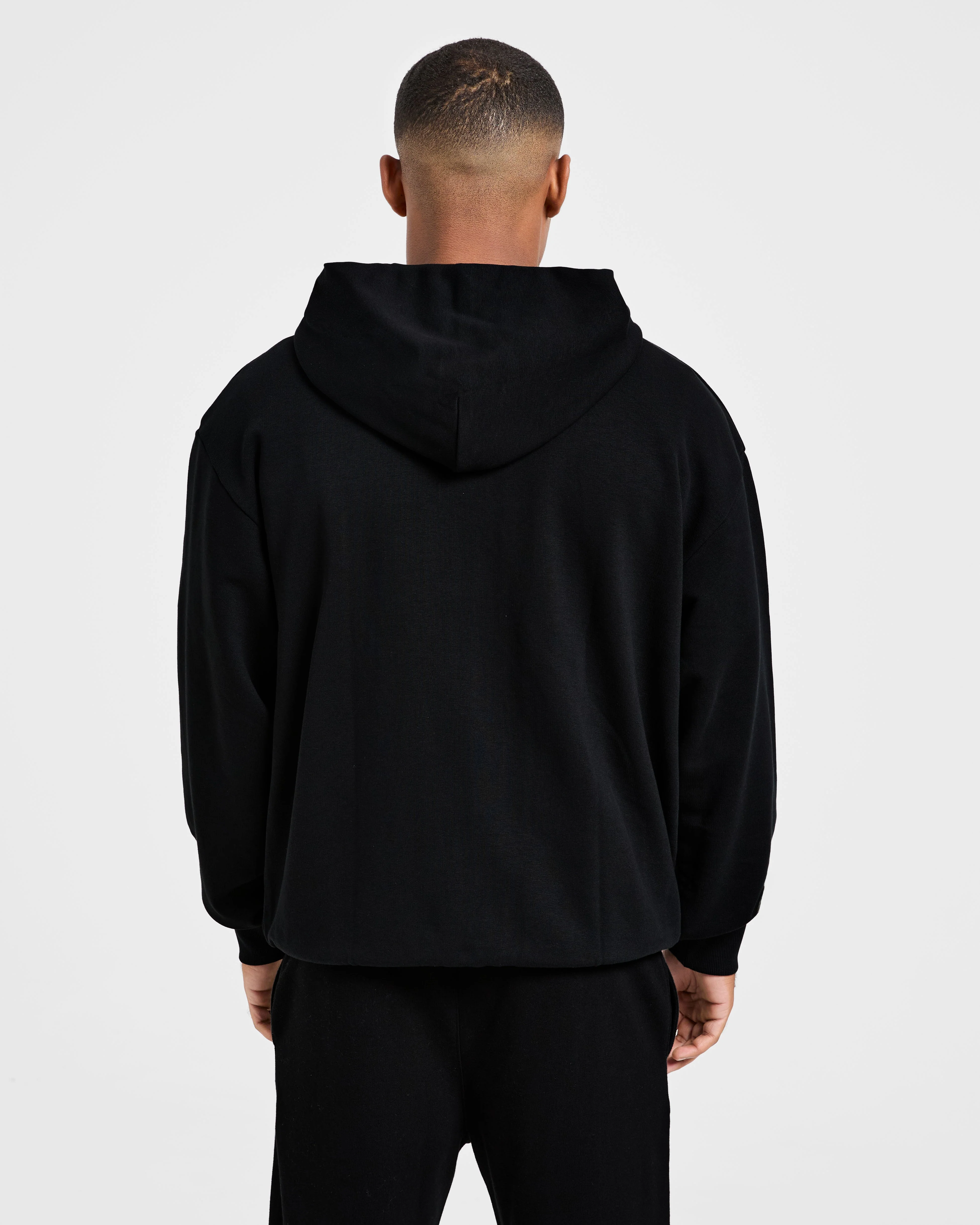 Craft Oversized Zip Up Hoodie - Zwart - Image 2