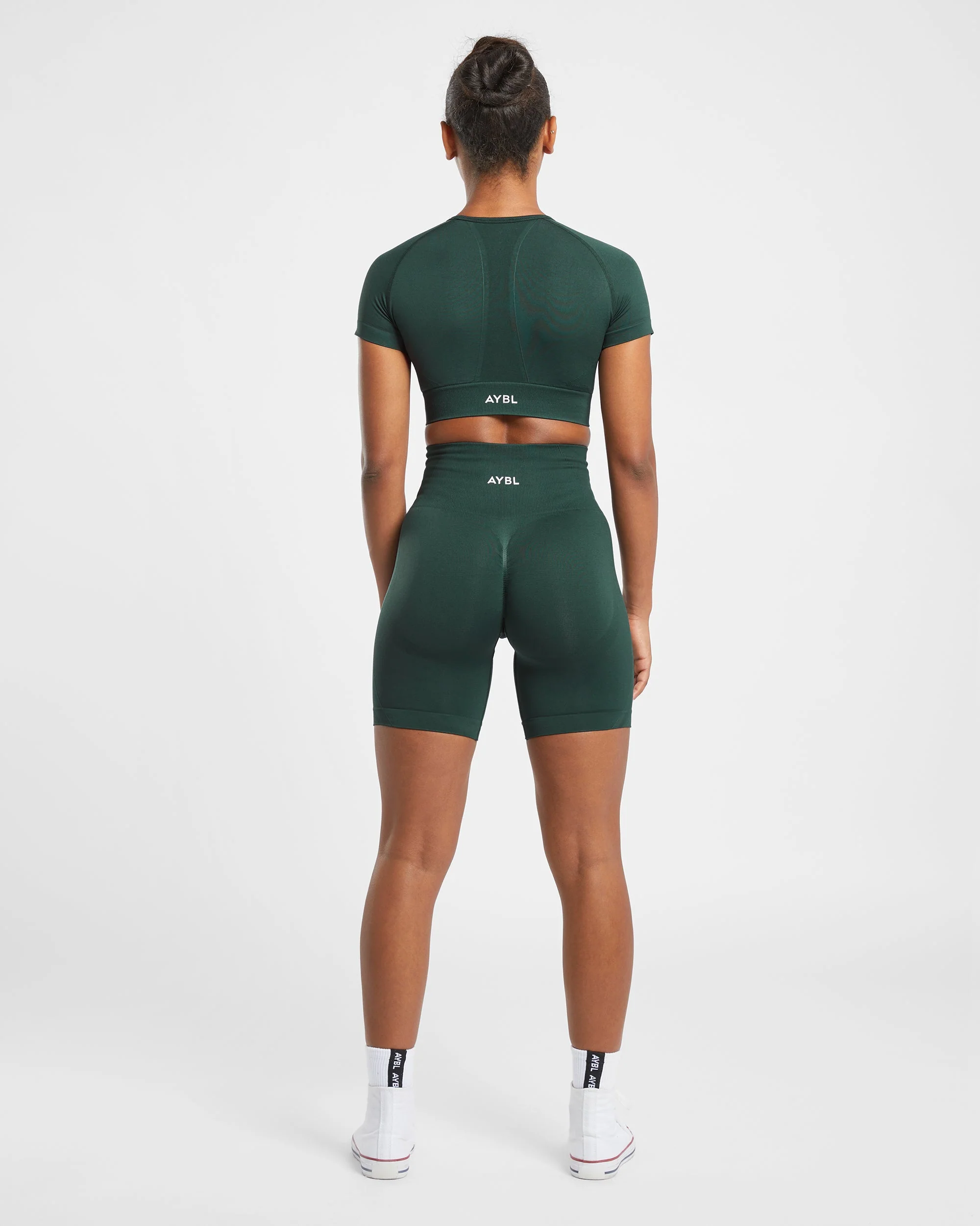 Empower Seamless Cycling Shorts - Dark Groen - Image 4
