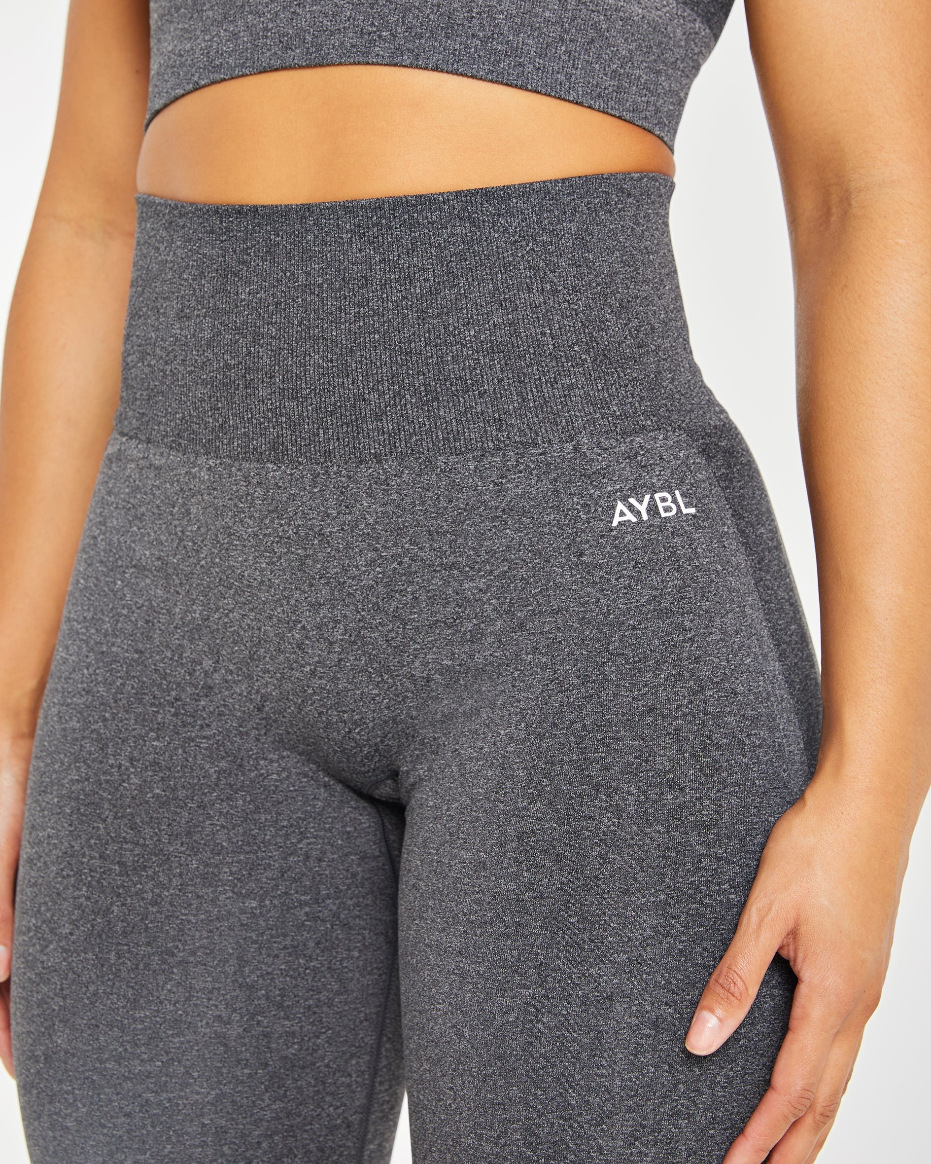 Empower Seamless Leggings - Zwart Marl - Image 5