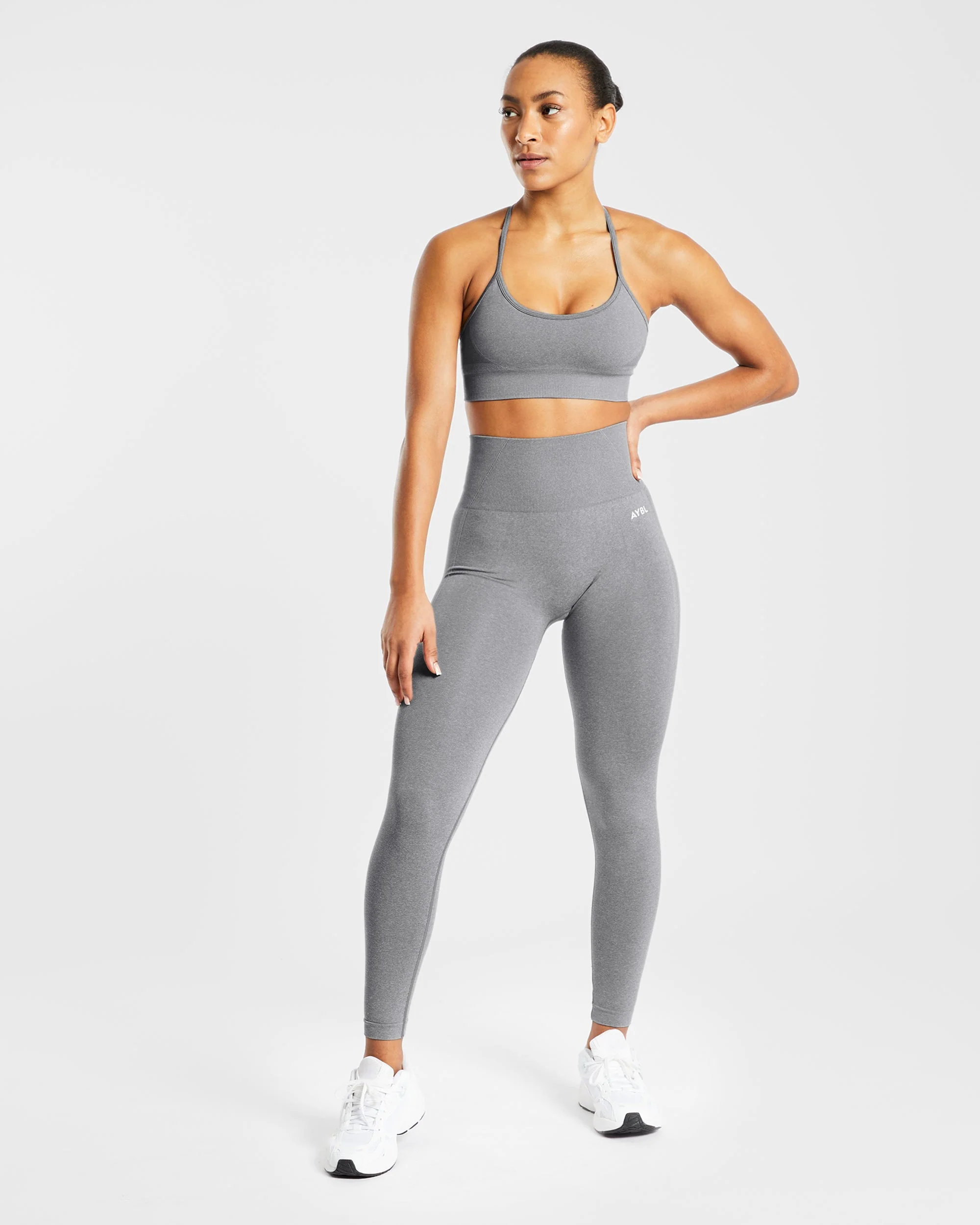 Empower Seamless Leggings - Grijs Marl - Image 3