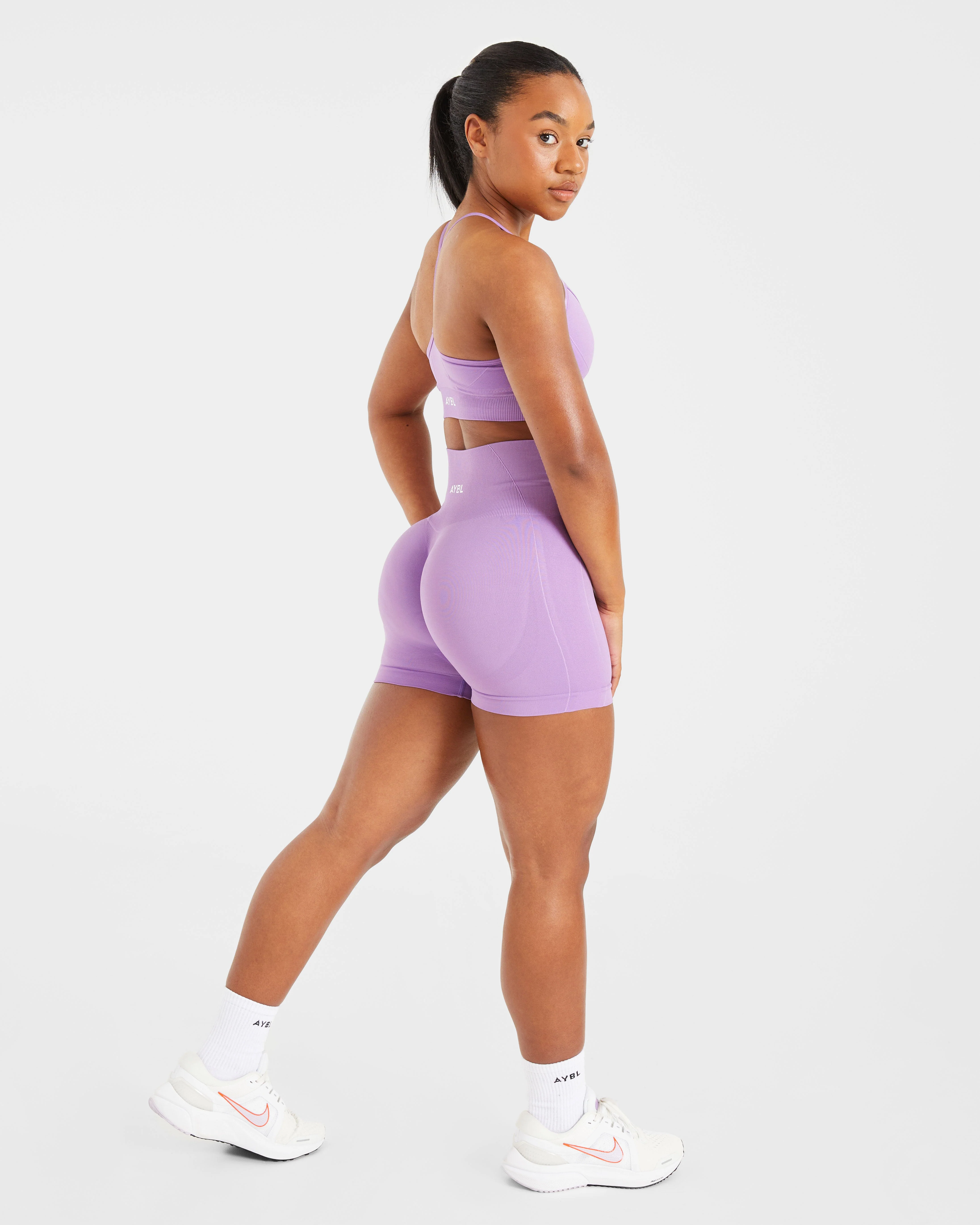 Empower Seamless Shorts - Paars - Image 4
