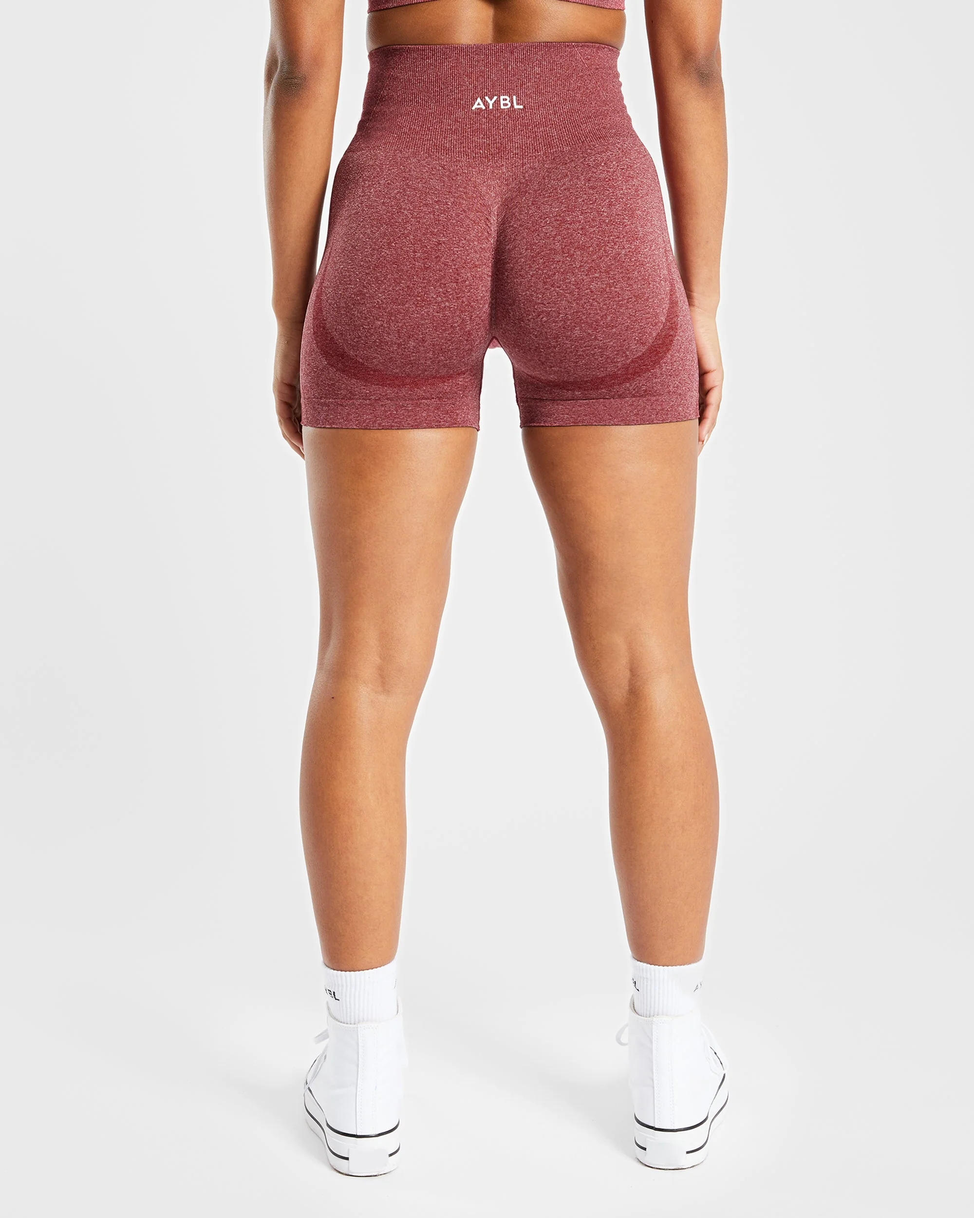 Empower Seamless Shorts - Rood Marl - Image 2