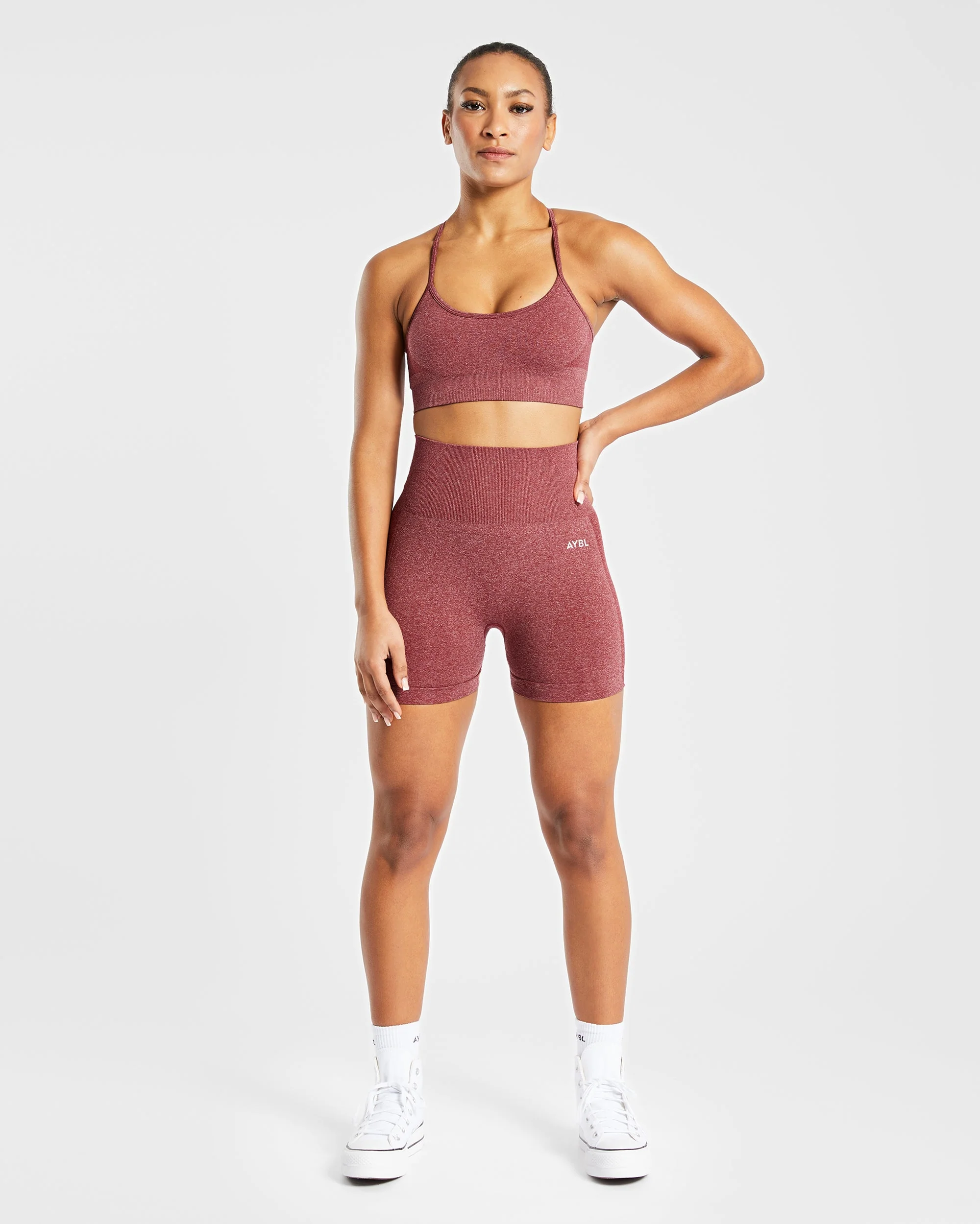 Empower Seamless Shorts - Rood Marl - Image 3